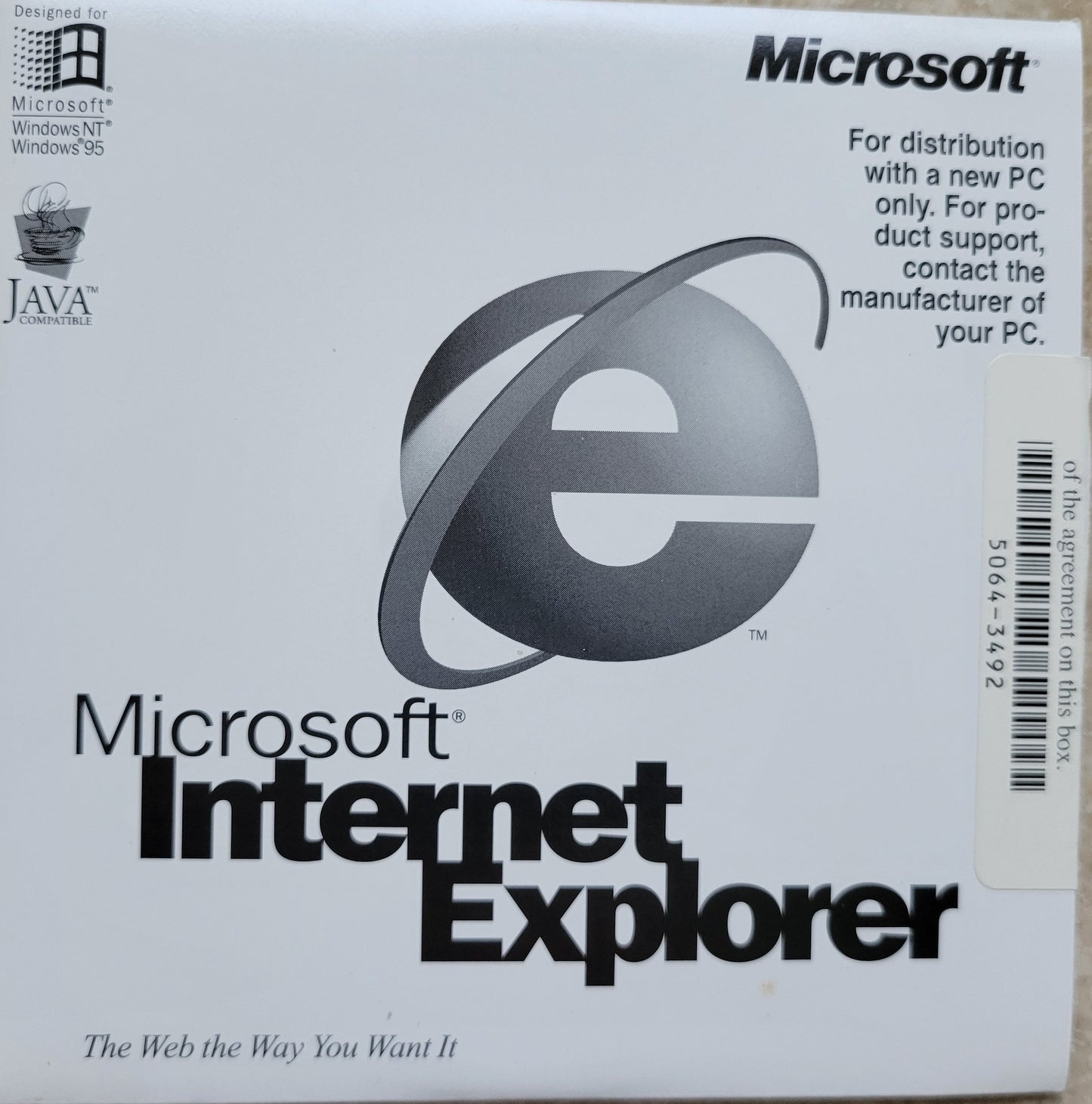 5. Vintage CD - Microsoft Internet Explorer 4.0 for HP