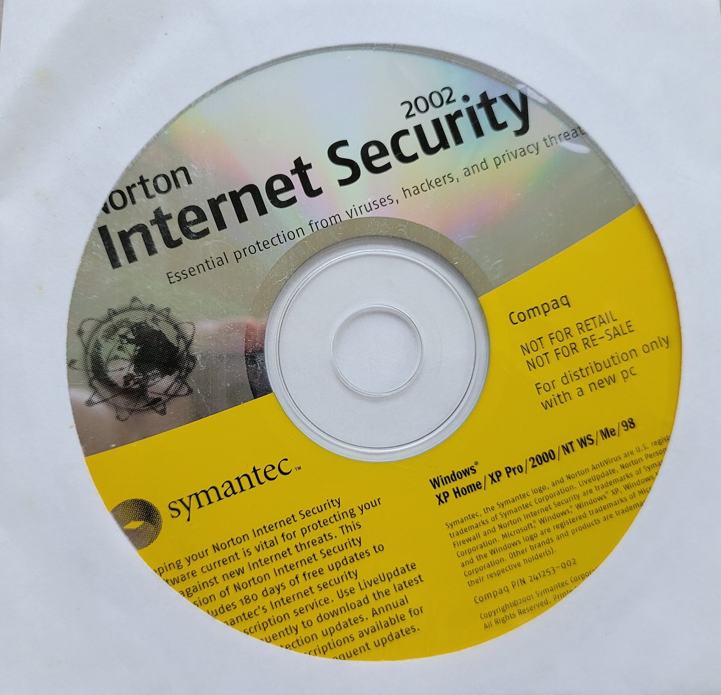 Vintage CD - Norton Internet Security 2002