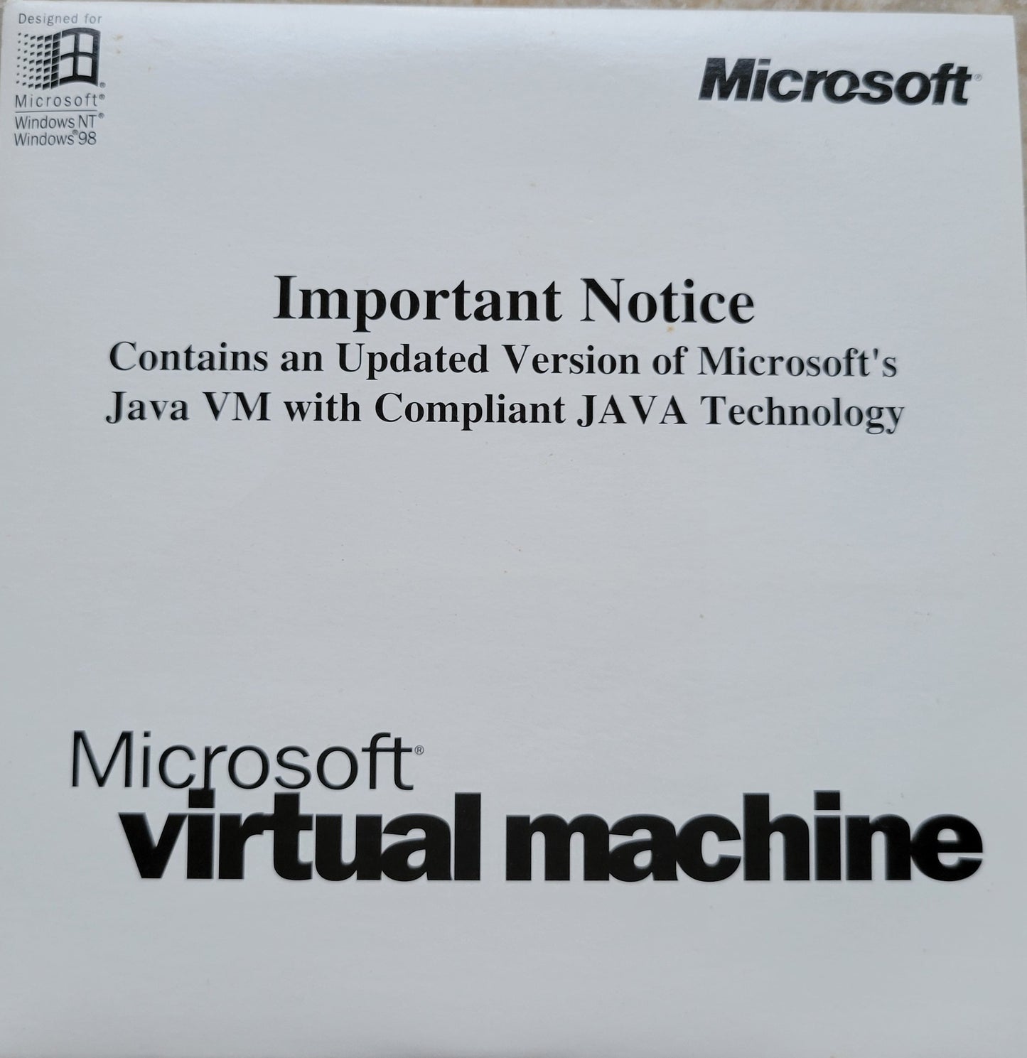 4. Vintage CD - Microsoft Virtual Machine