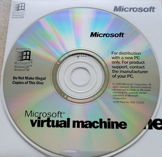 4. Vintage CD - Microsoft Virtual Machine
