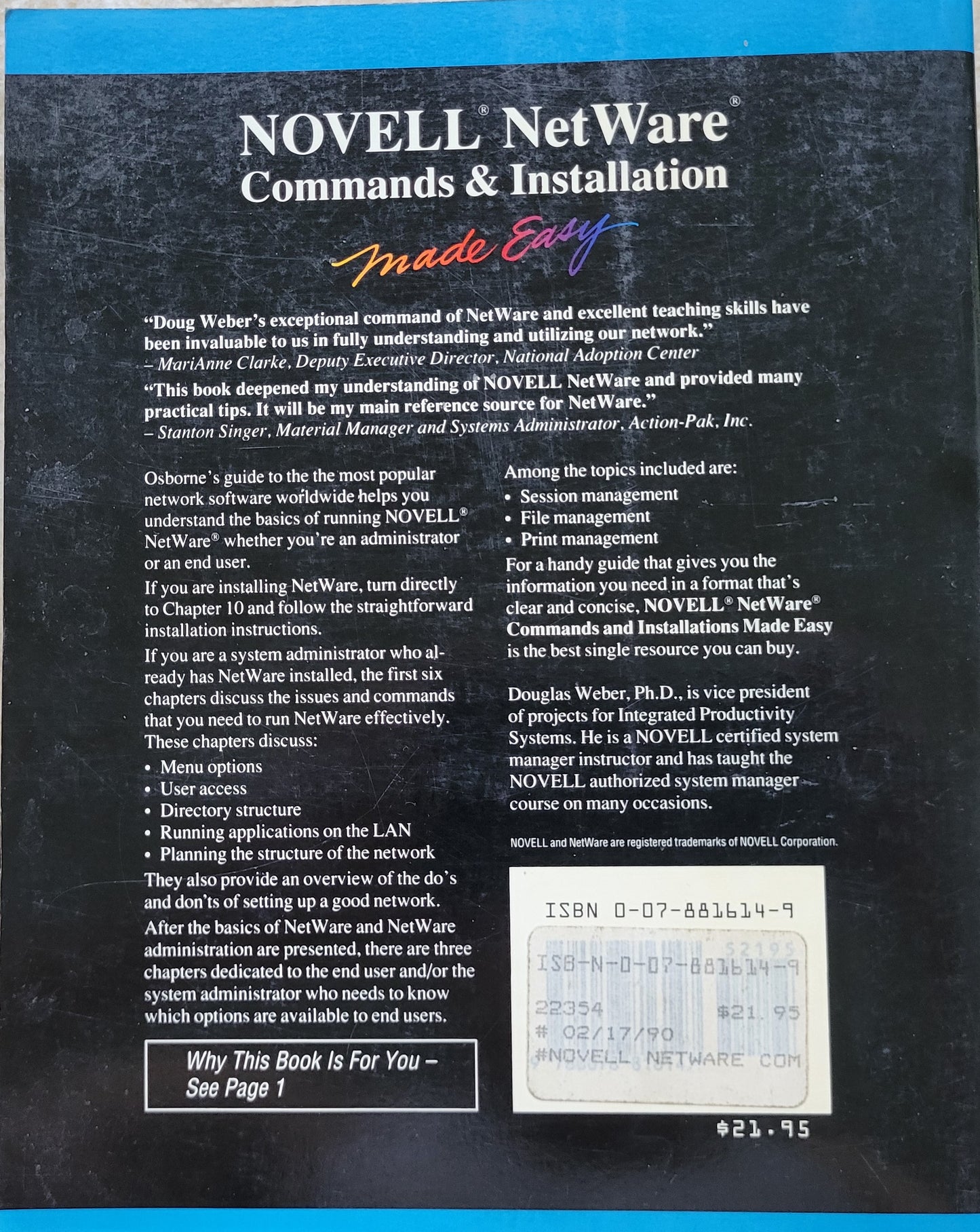 Novell Netware Commands and Installation Made Easy