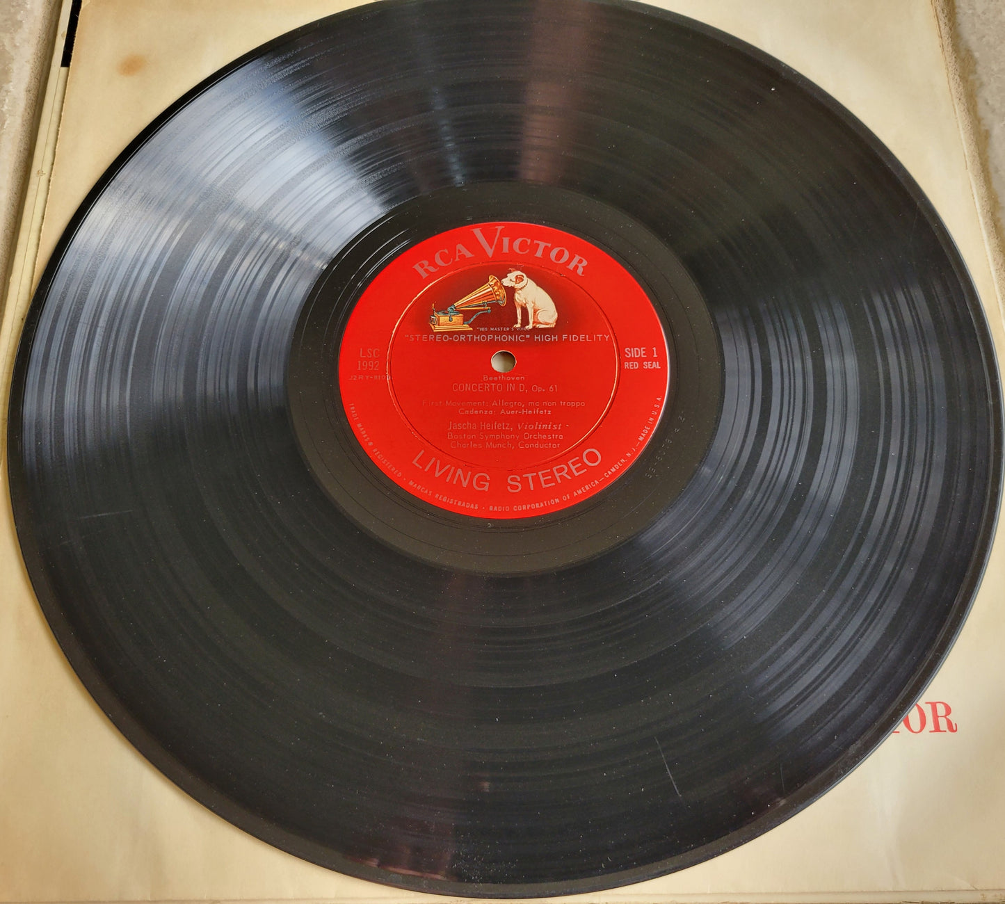 3. LP Record - Beethoven: Violin Concerto