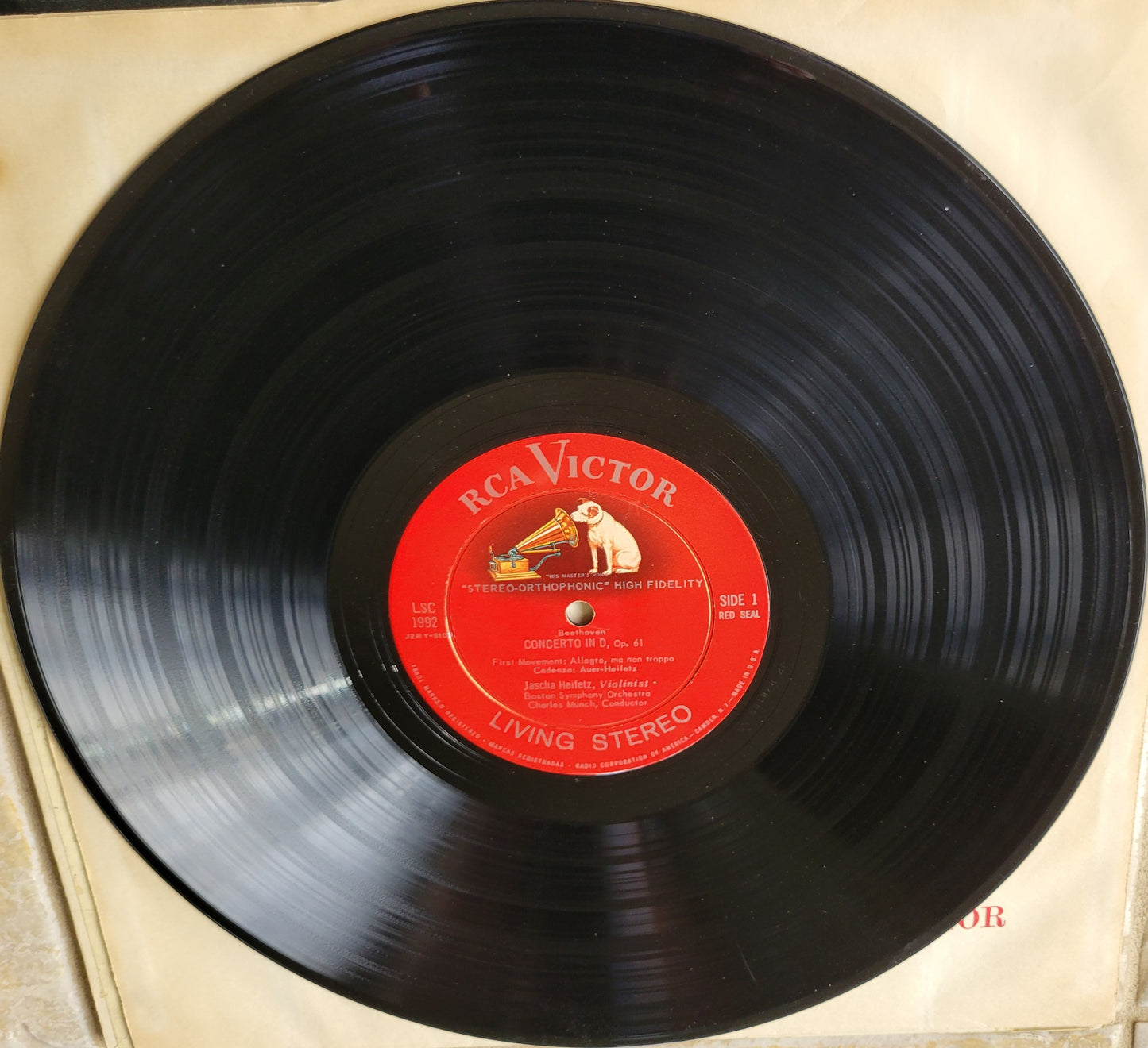 3. LP Record - Beethoven: Violin Concerto