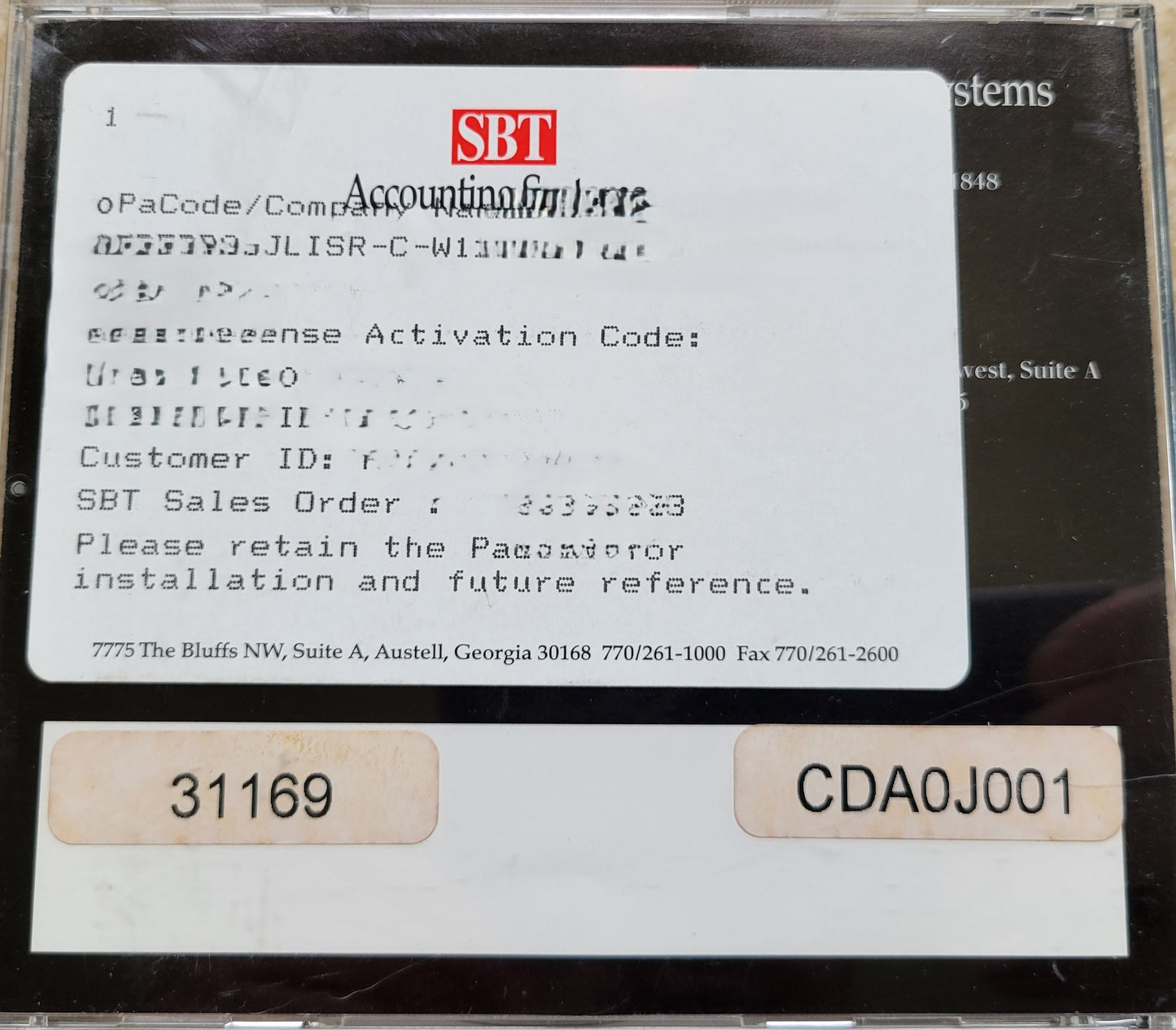 Vintage - SBT Pro Series 6.0, Build 2100.00, 1999