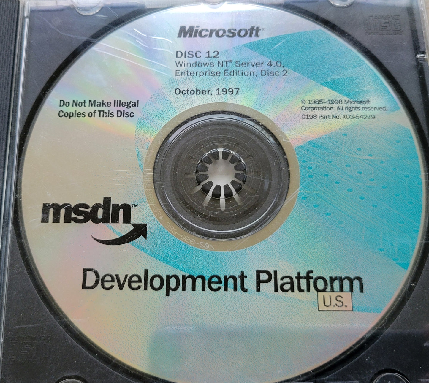 Vintage - Microsoft Windows NT server 4.0 Enterprise Edition - MSDN Development Platform  MSDN Development