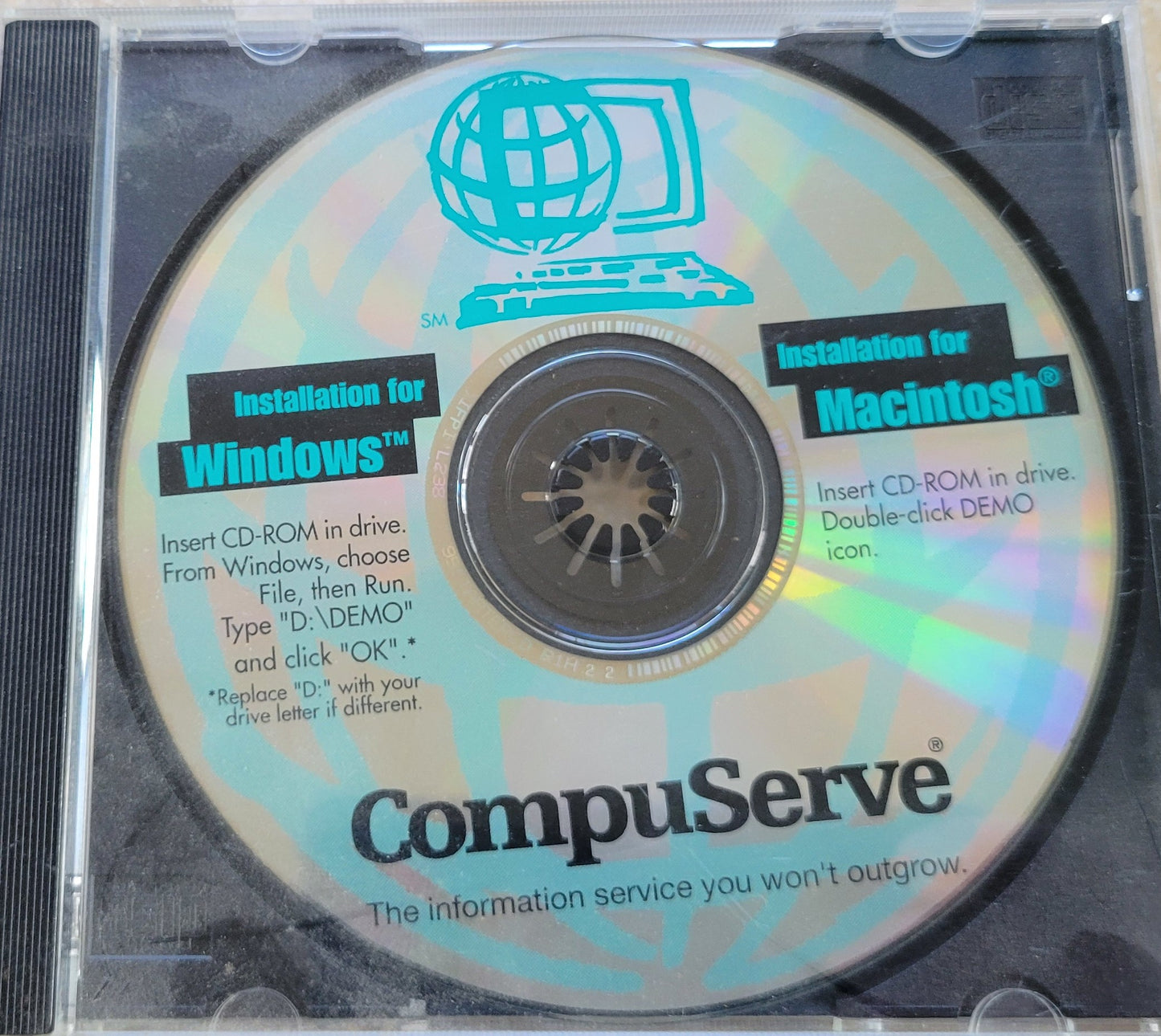 Vintage CD - CompuServe for Windows and Macintosh