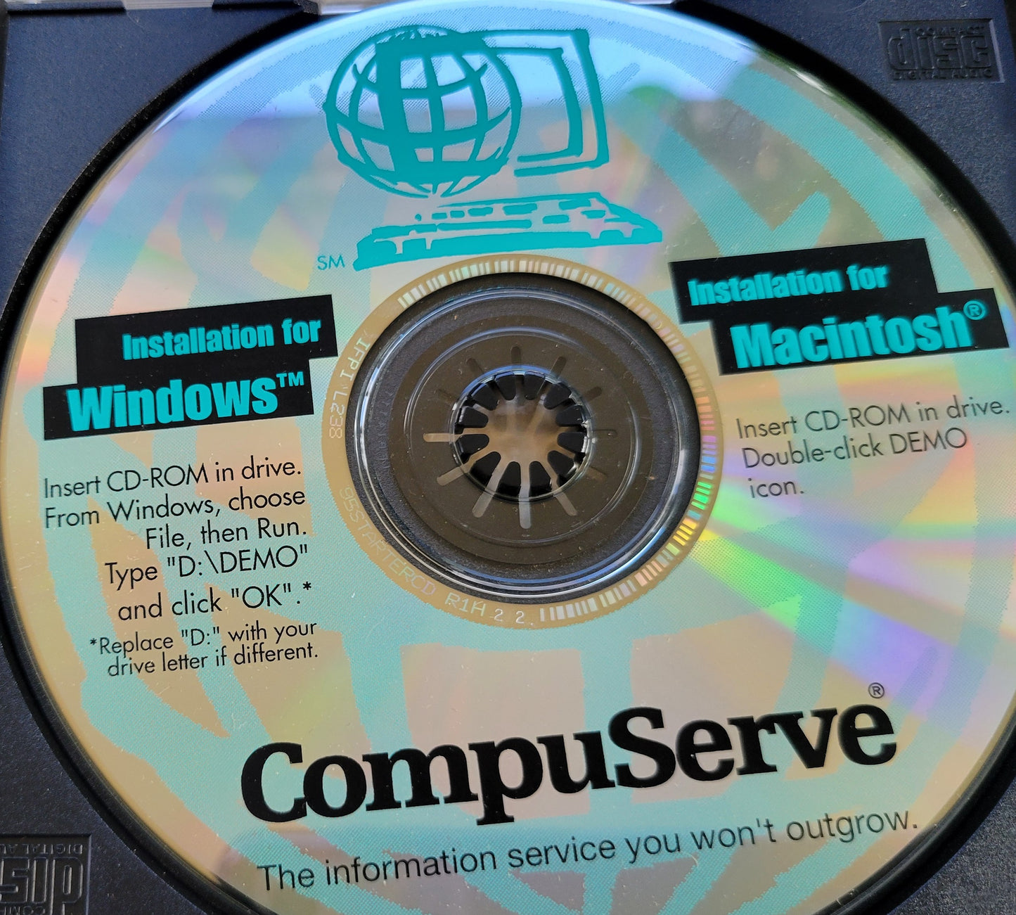 Vintage CD - CompuServe for Windows and Macintosh