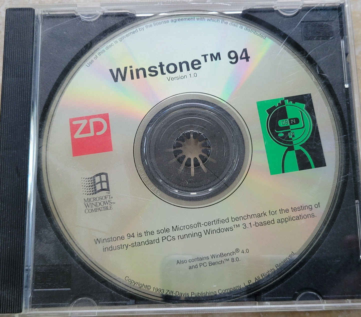 Vintage CD - ZD Winstone 94 by Ziff-Davis Publishing Company