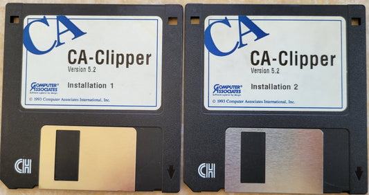 Vintage Floppy Diskette - CA-Clipper, Version 5.2