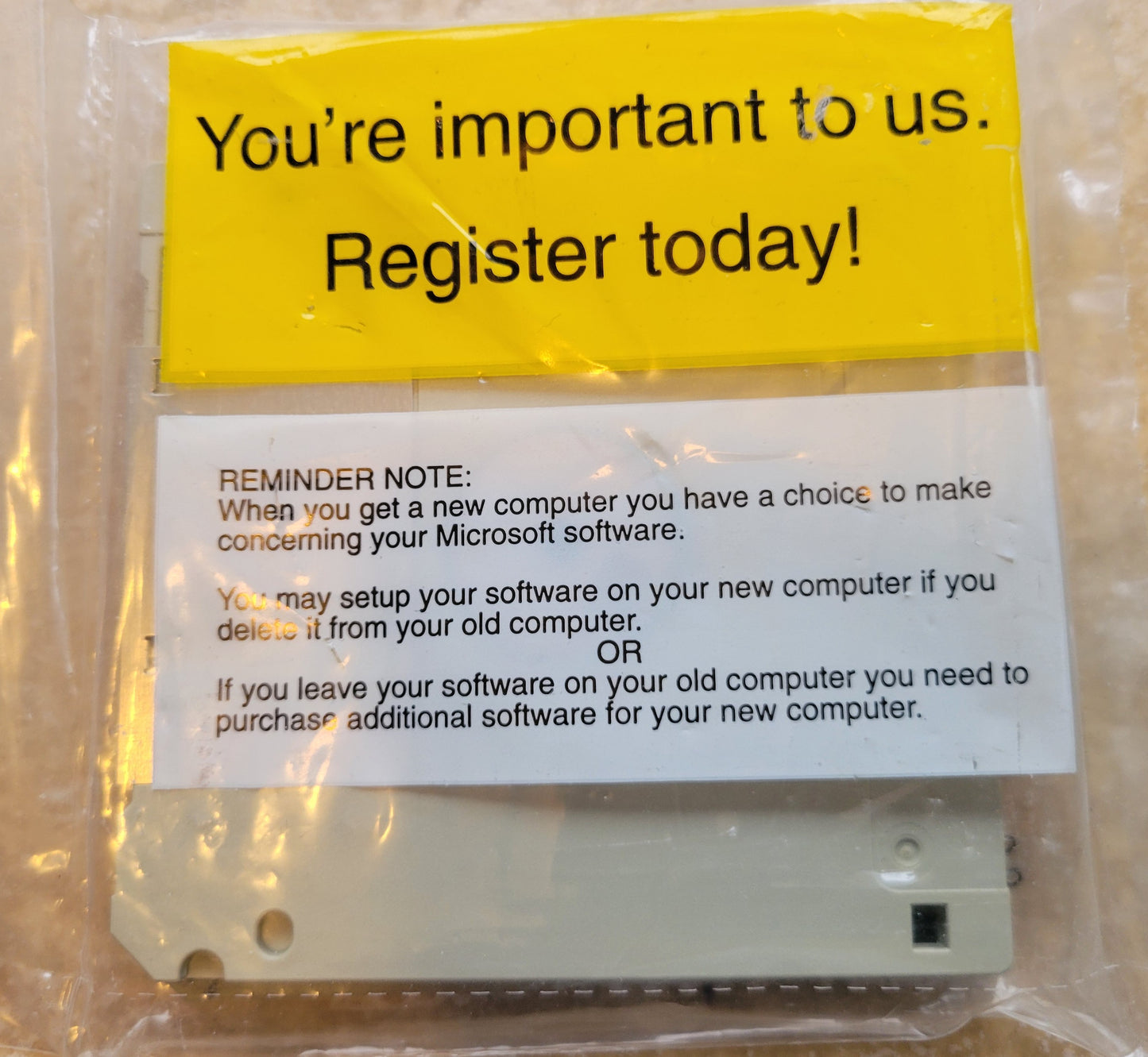 Vintage Floppy Diskette - Microsoft Windows NT Server Setup Disks