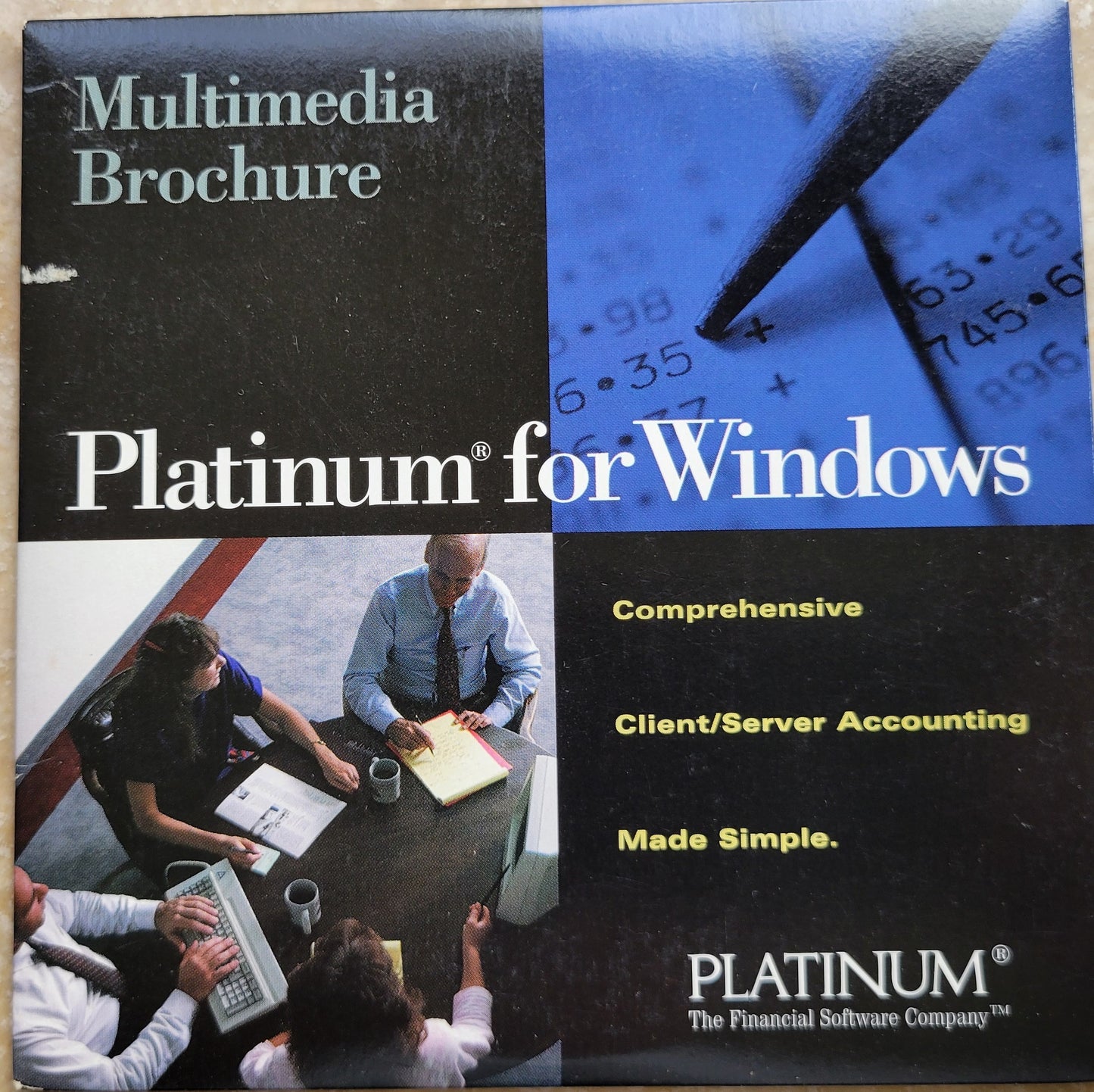 Vintage - Multimedia Brochure CD-ROM for Platinum for Windows