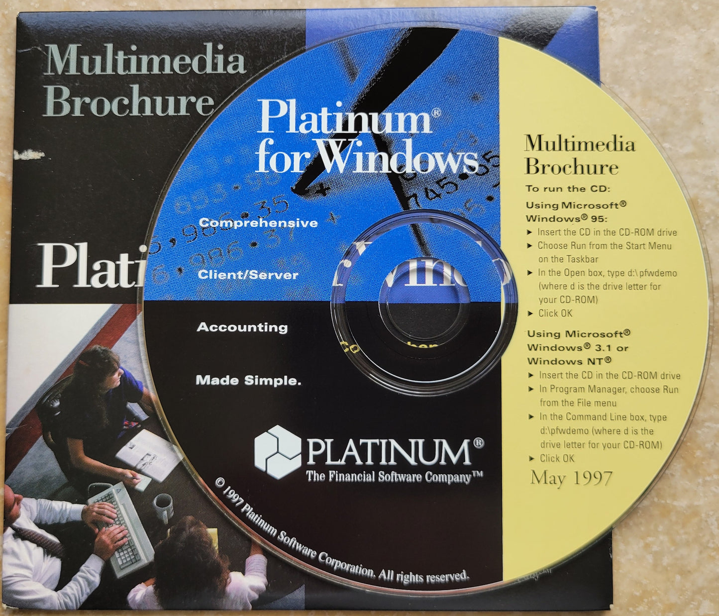Vintage - Multimedia Brochure CD-ROM for Platinum for Windows