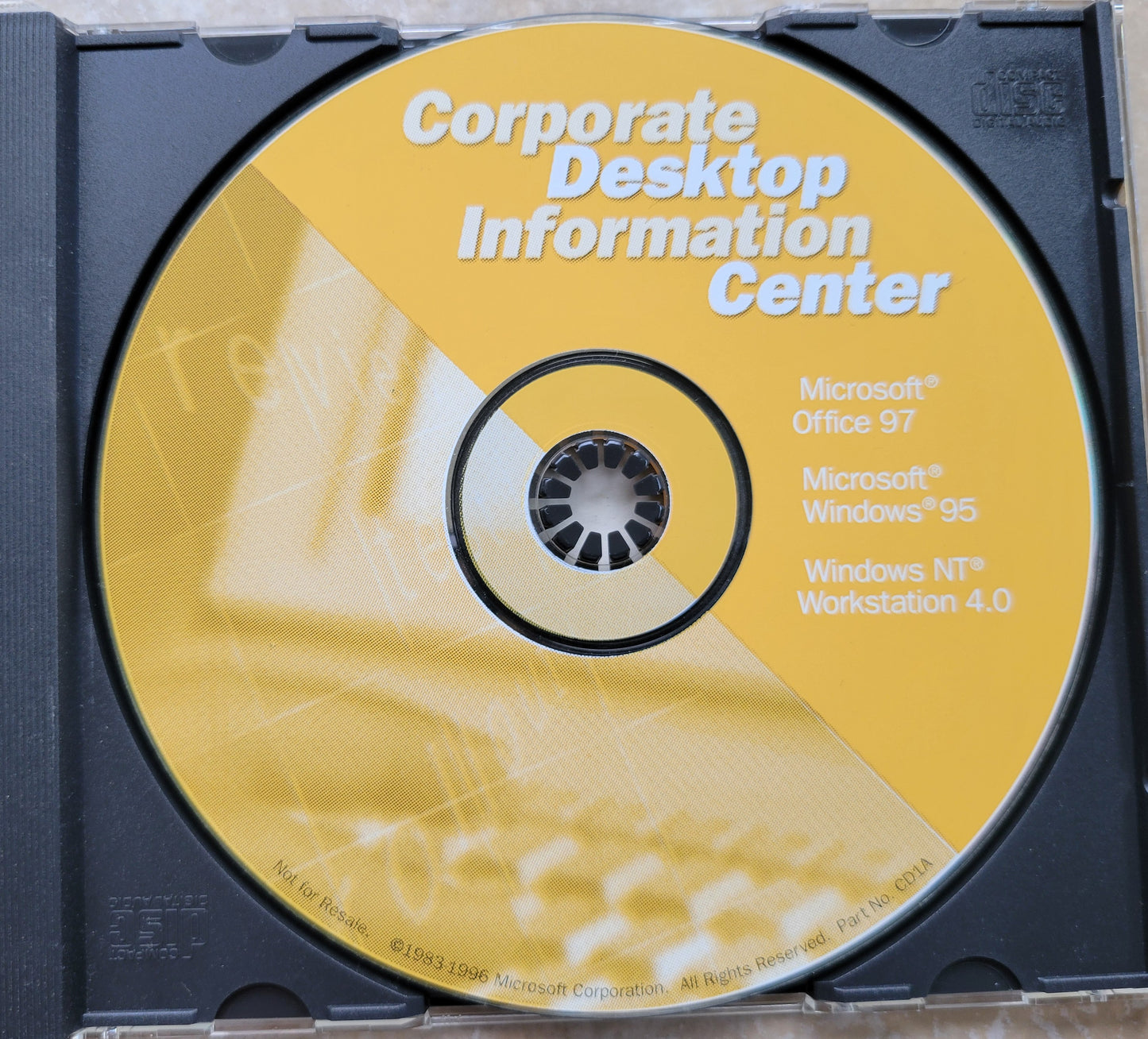 Vintage - Microsoft Information Center: Office 97, Windows 95, Windows NT Workstation 4.0  Released in 1996