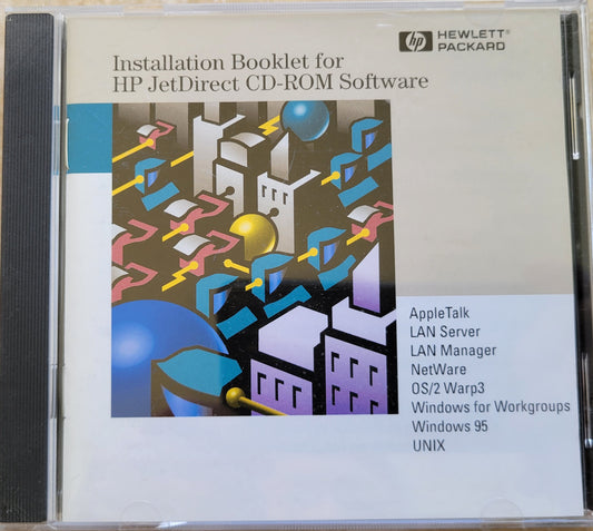 Vintage - HP Installation Booklet for HP JetDirect Software 2 CDs, 1996
