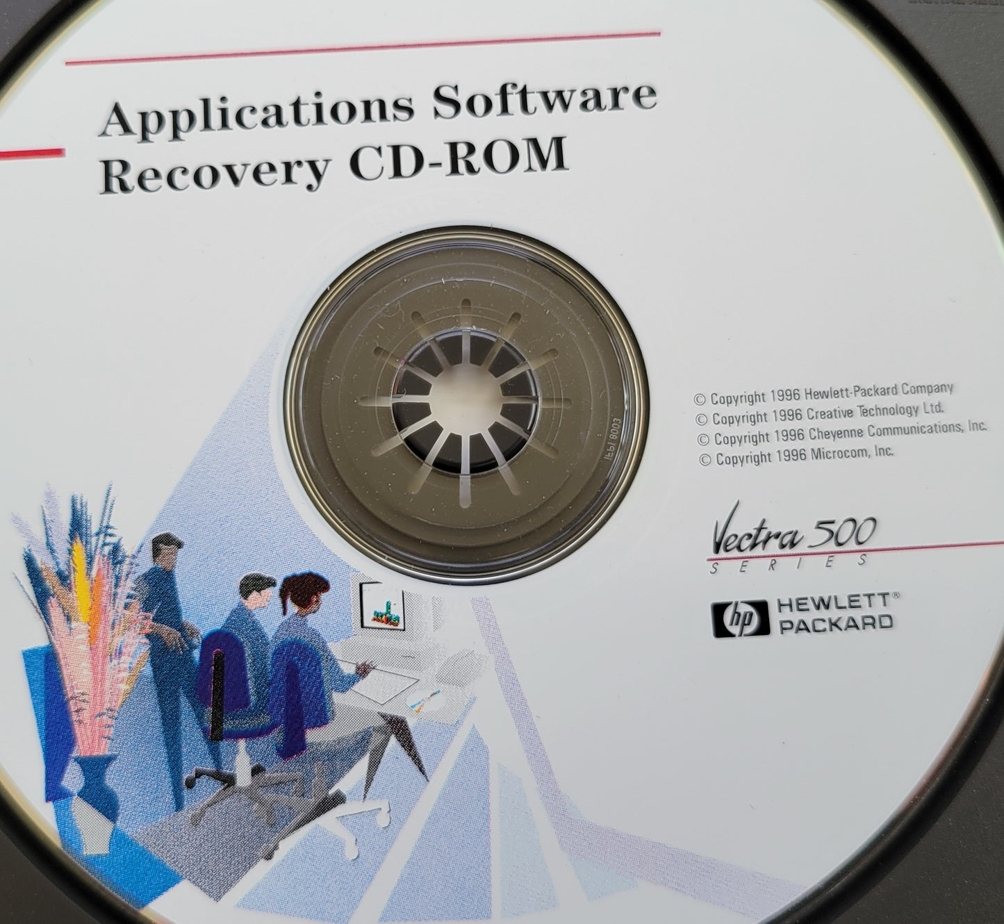 Vintage - HP Applications Software Recovery CD-ROM for Vectra 500, 1996  Part Number 5011-3229