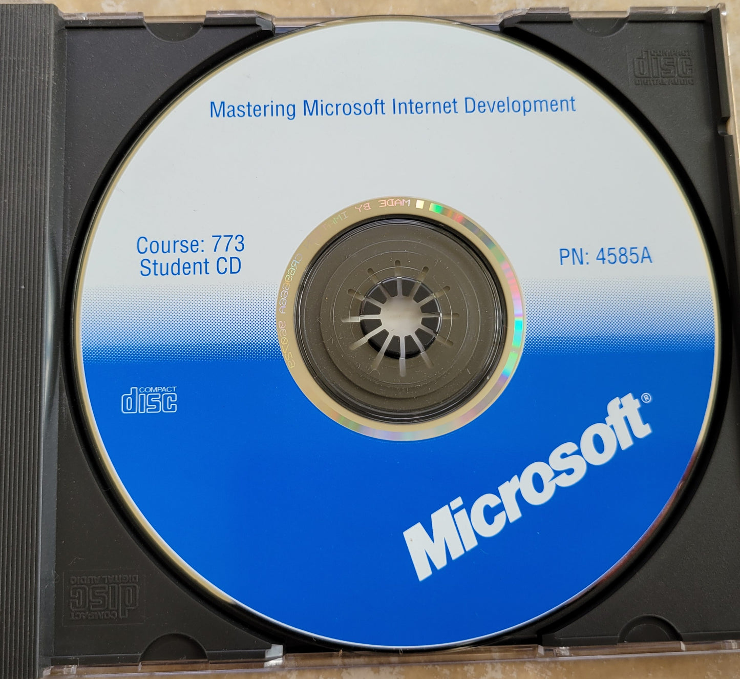 Vintage - Mastering Microsoft Internet Development Student CD