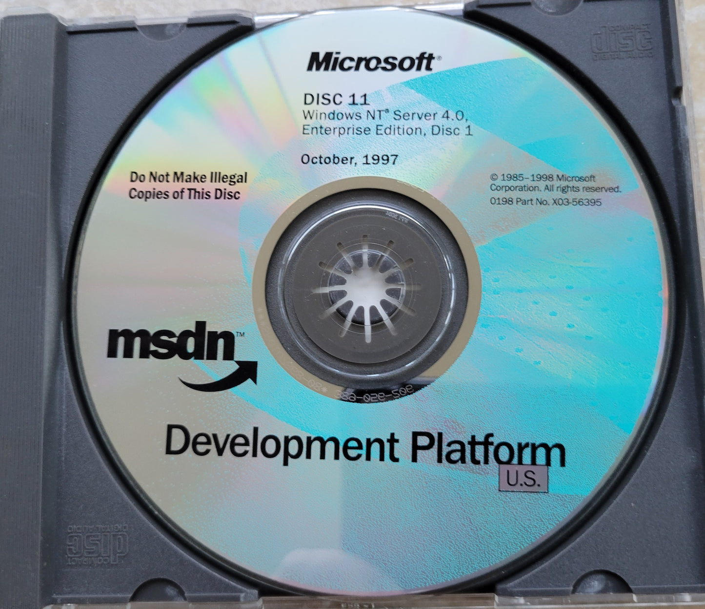 Vintage - Microsoft Windows NT Server 4.0 Enterprise Edition, 1997