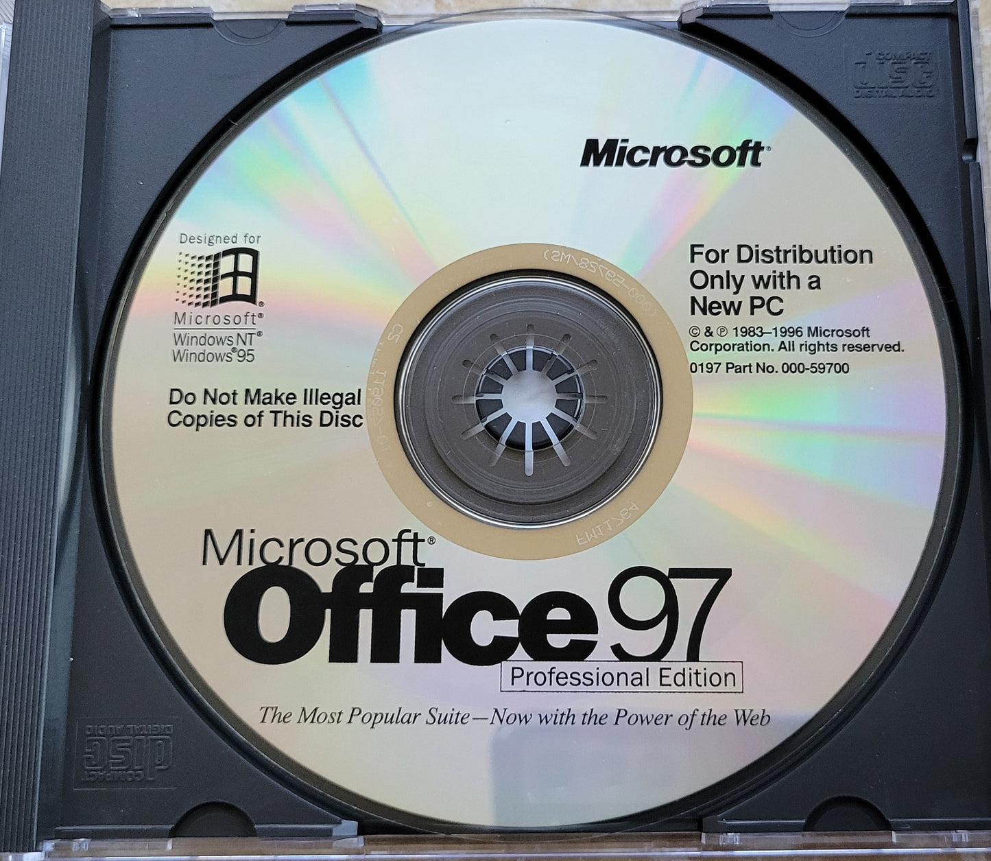 Vintage - Microsoft Office 97 Professional Edition, 1996