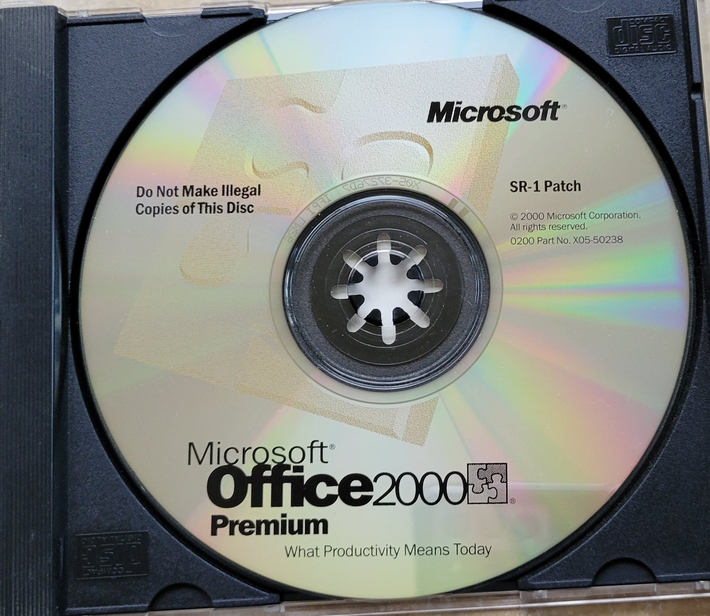 Vintage - Microsoft Office 2000 Premium SR-1 Patch, 2000