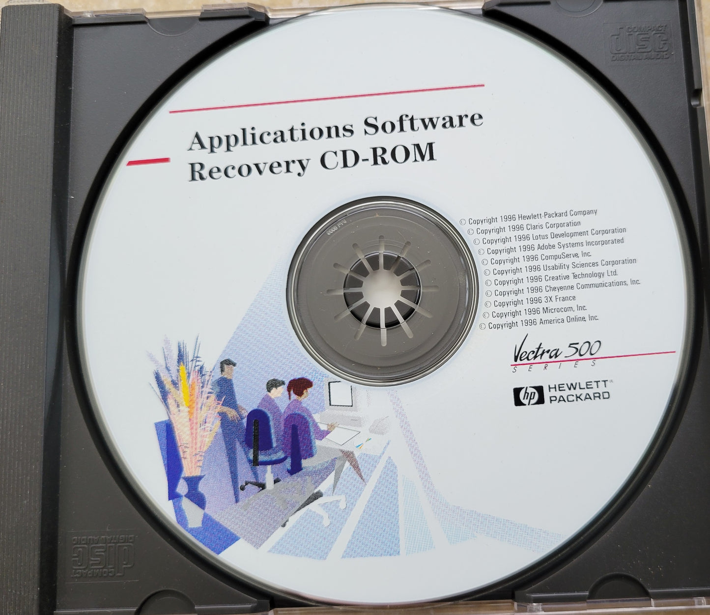 Vintage - HP Applications Software Recovery CD-ROM for Vectra 500, 5011-1866