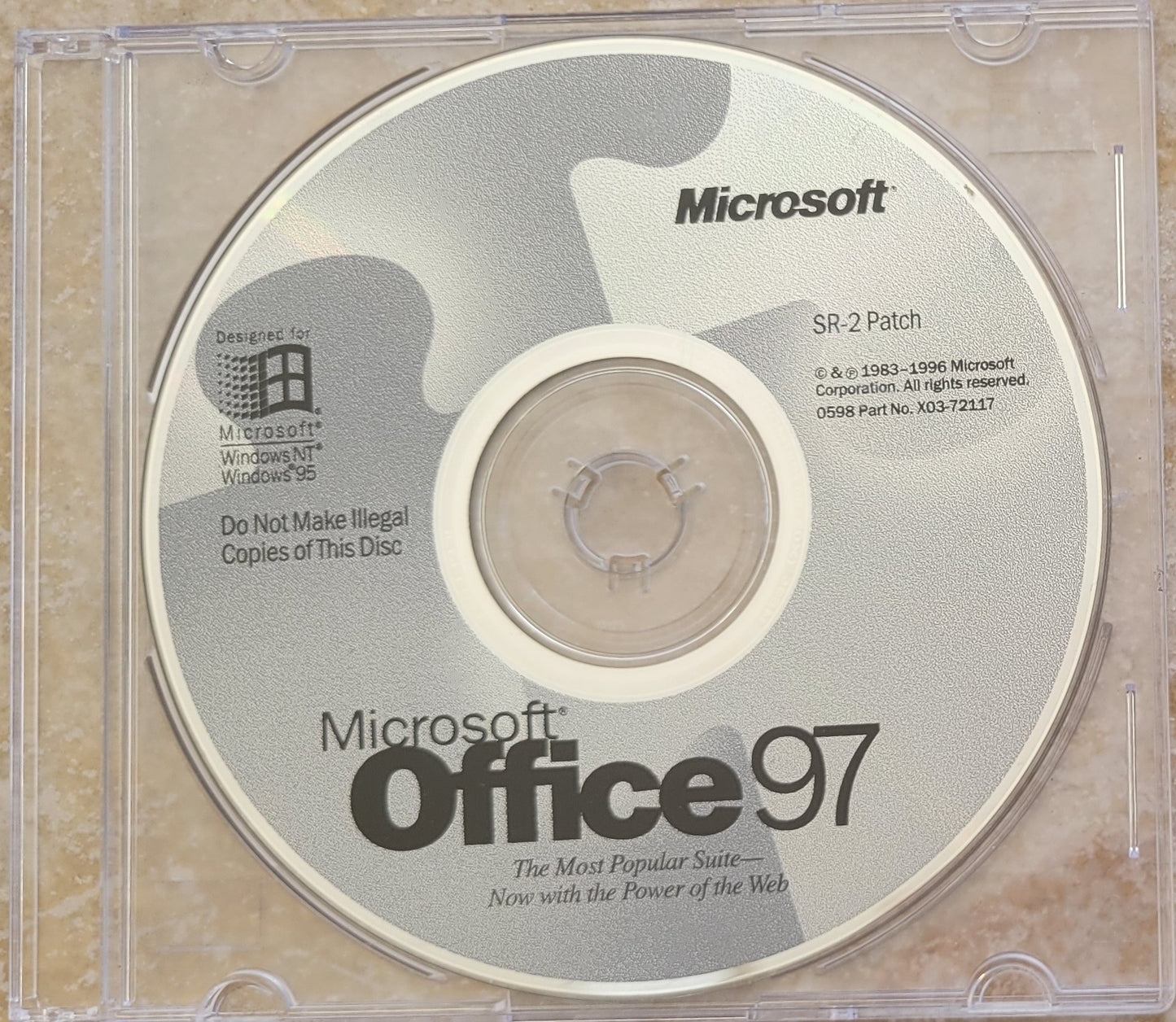 Vintage - Microsoft Office 97 SR-2 Patch, 1996
