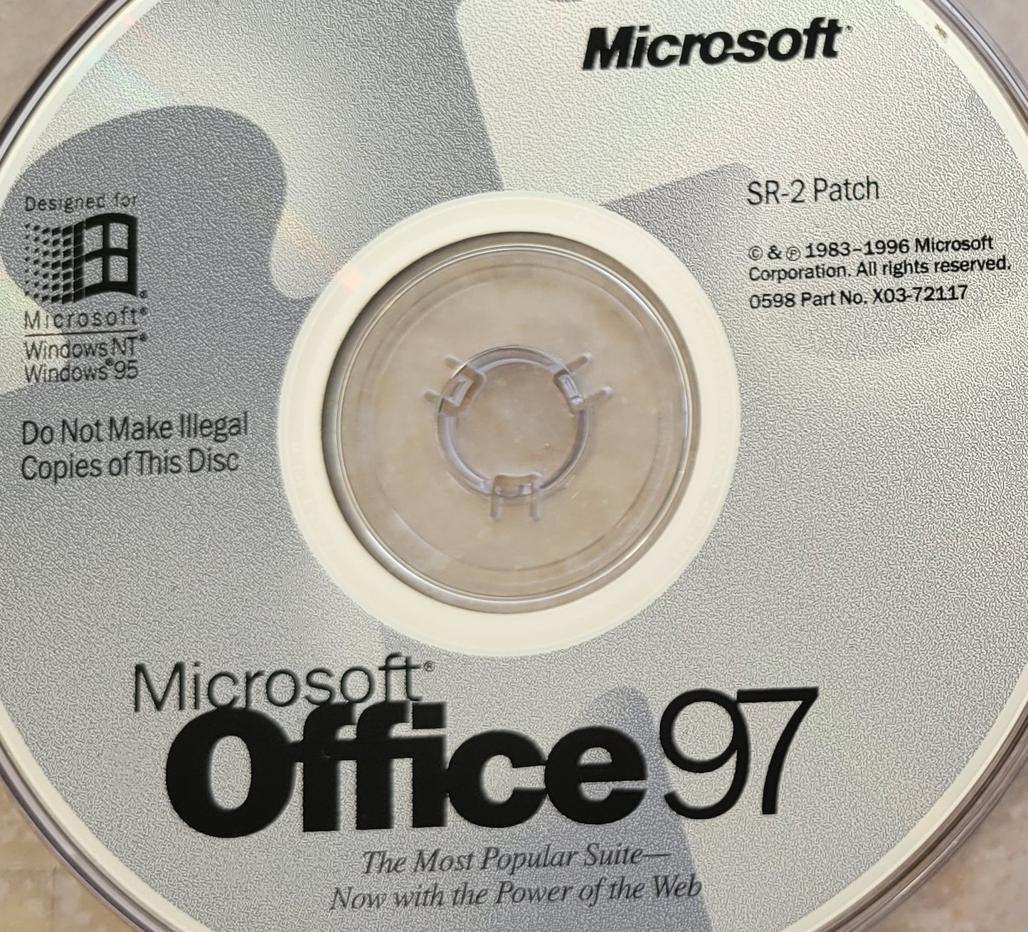 Vintage - Microsoft Office 97 SR-2 Patch, 1996