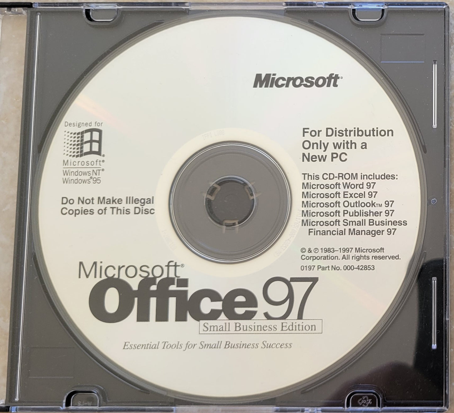 Vintage - Microsoft Office 97 Small Business Edition, 1997
