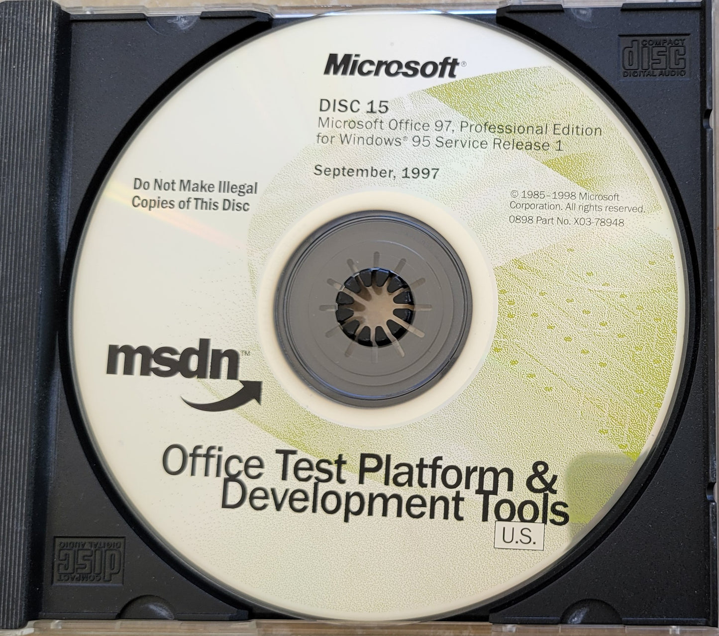 Vintage - Microsoft Office 97, Professional Edition SR-1, 1997