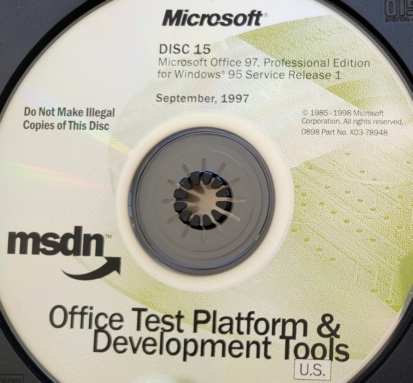 Vintage - Microsoft Office 97, Professional Edition SR-1, 1997