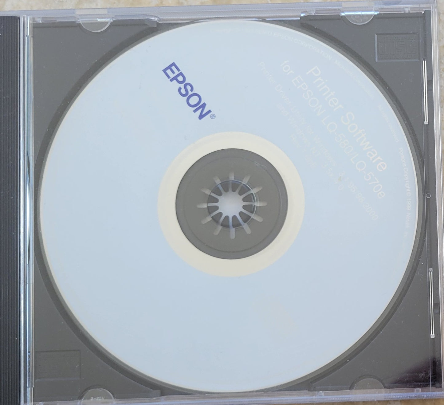 Vintage - Epson Printer Software for Epson LQ-580 & LQ-570e