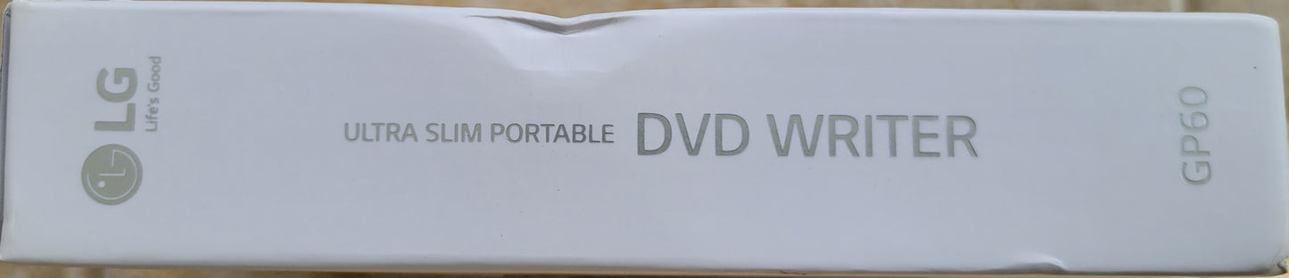 LG Ultra Slim Portable DVD Writer, GP60NB50
