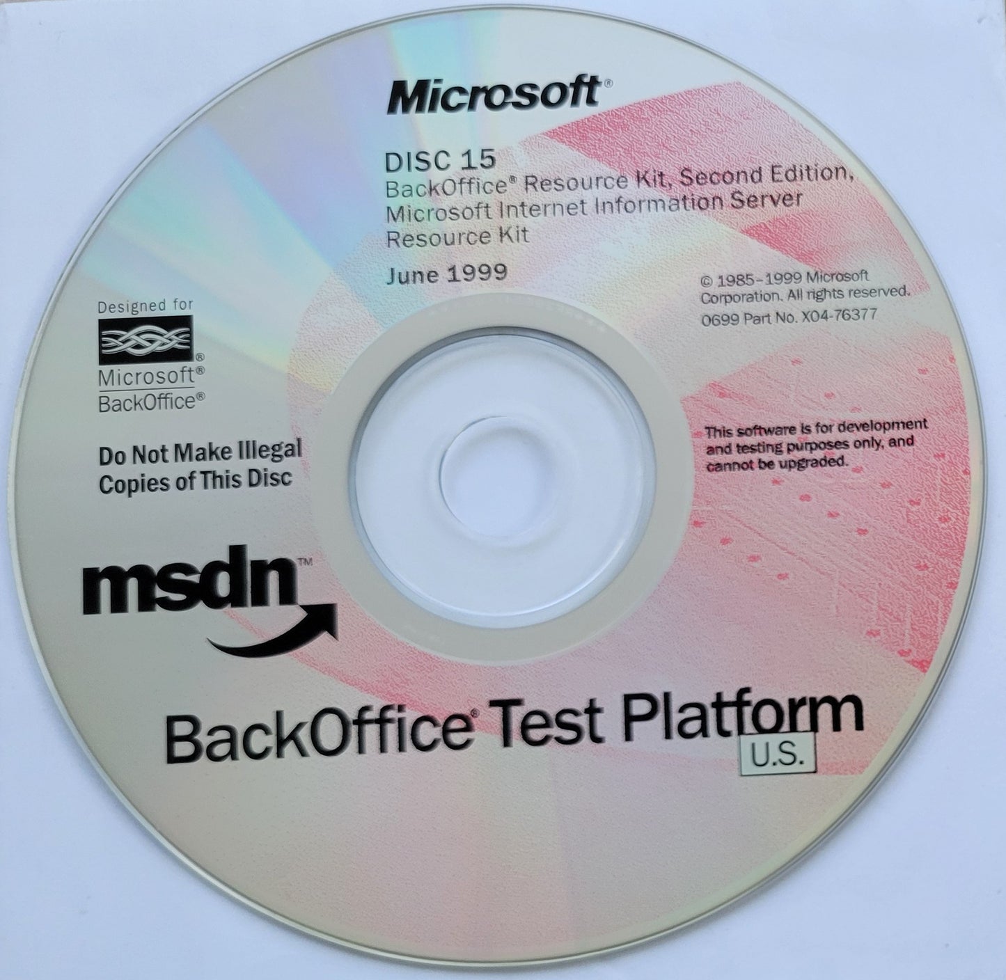 Vintage - Microsoft BackOffice Resource Kit, 2nd Edition & Internet Information Server