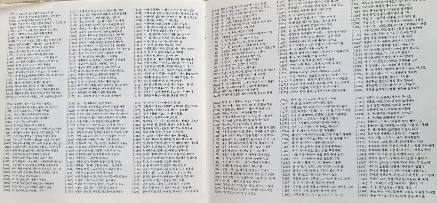 Vintage - Korean Karaoke CD, 한가족 노래방, 1503 Songs, 1994