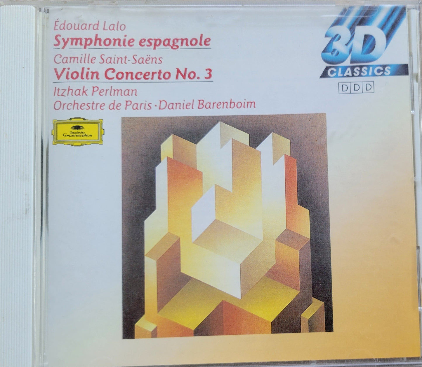 Music CD - Edouard Lalo: Symphonie Espagnole, Saint-Saens: Violin Concerto No. 3, 1983