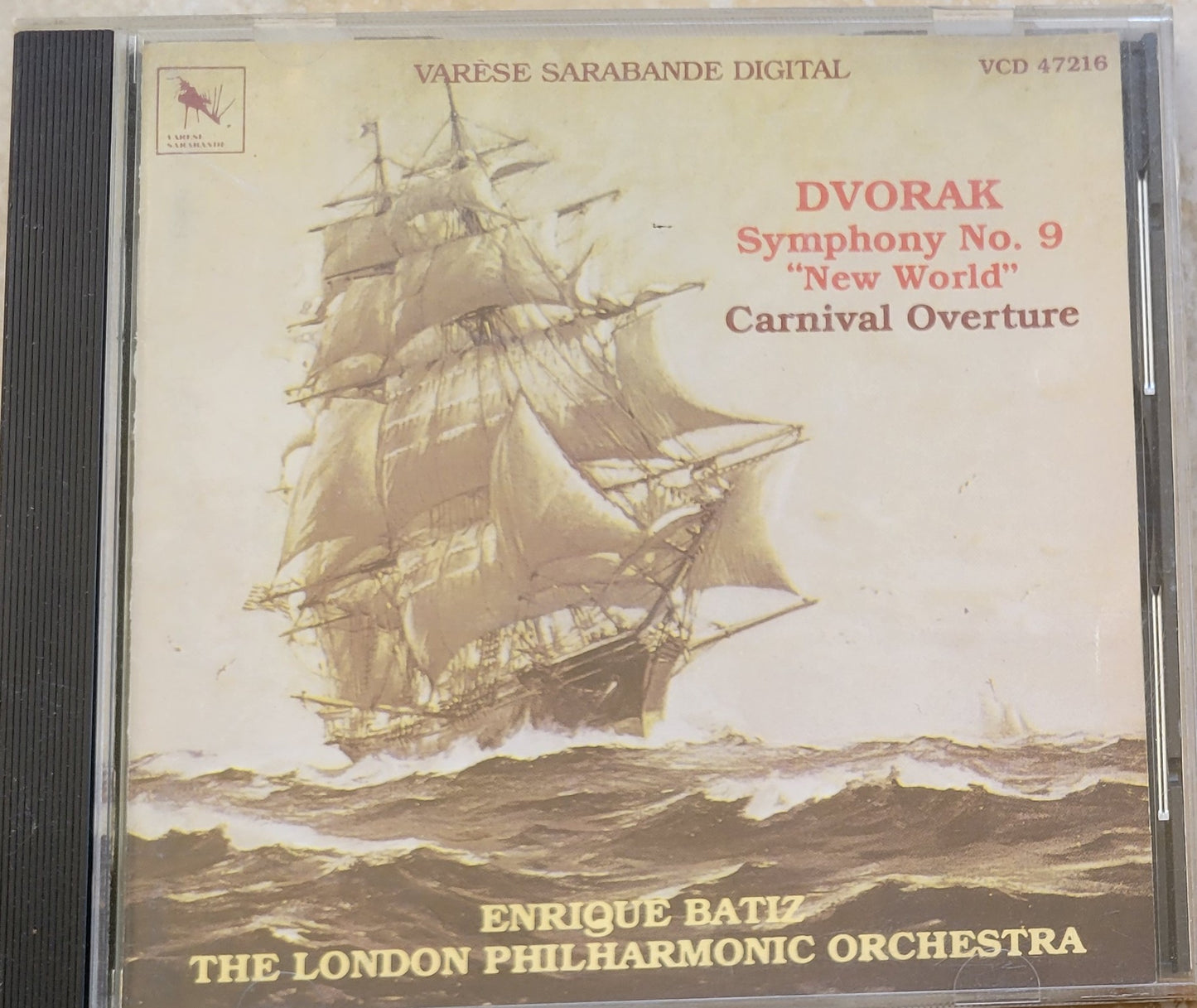 Music CD - Dvorak: Symphony No. 9 "From The New World" & Carnival Overture, 1981