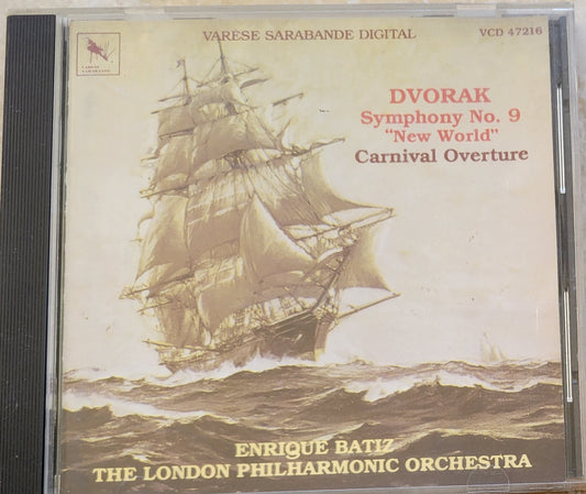 Music CD - Dvorak: Symphony No. 9 "From The New World" & Carnival Overture, 1981