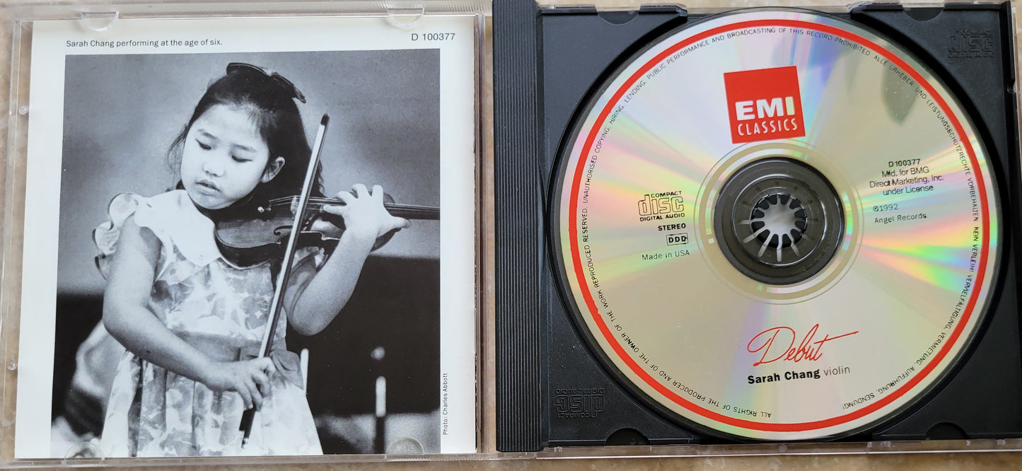Music CD - Sarah Chang, Violin Debut, 1992