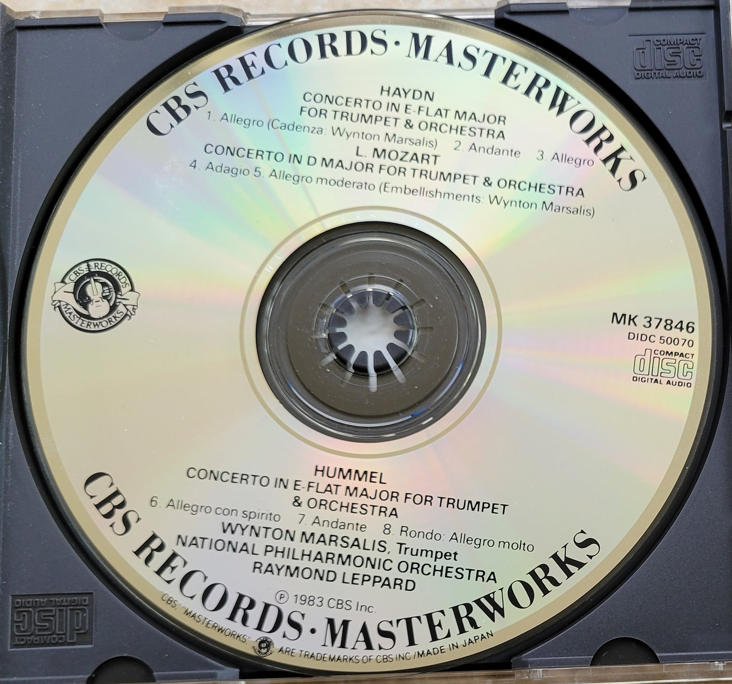 Music CD - Haydn and Hummel: Trumpet Concertos, 1983