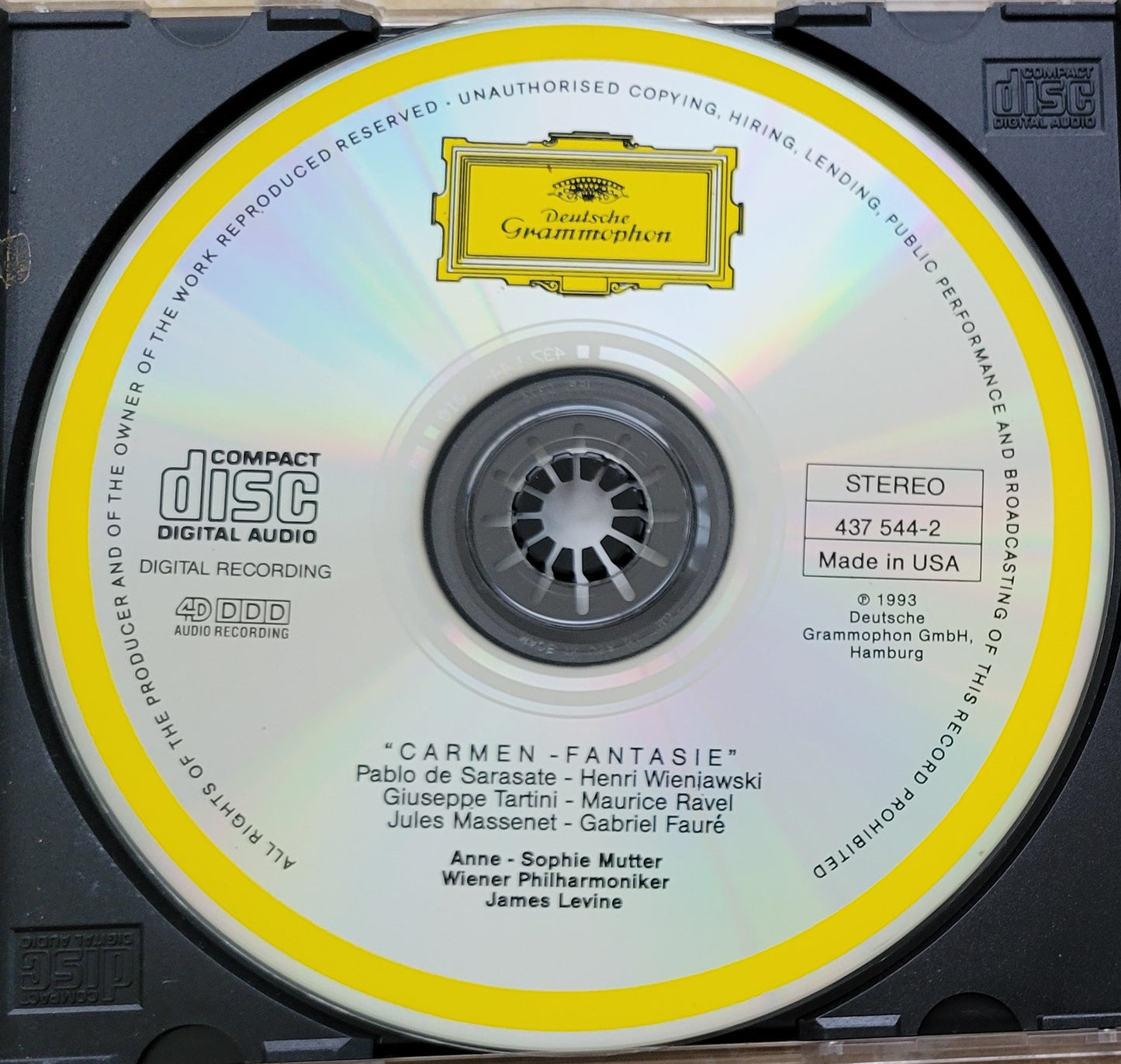 Music CD - Carmen-Fantasie: Anne Sophie Mutter, 1993