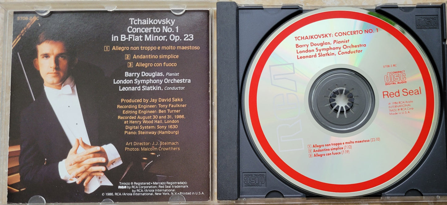 Music CD - Tchaikovsky: Piano Concerto No. 1, 1986