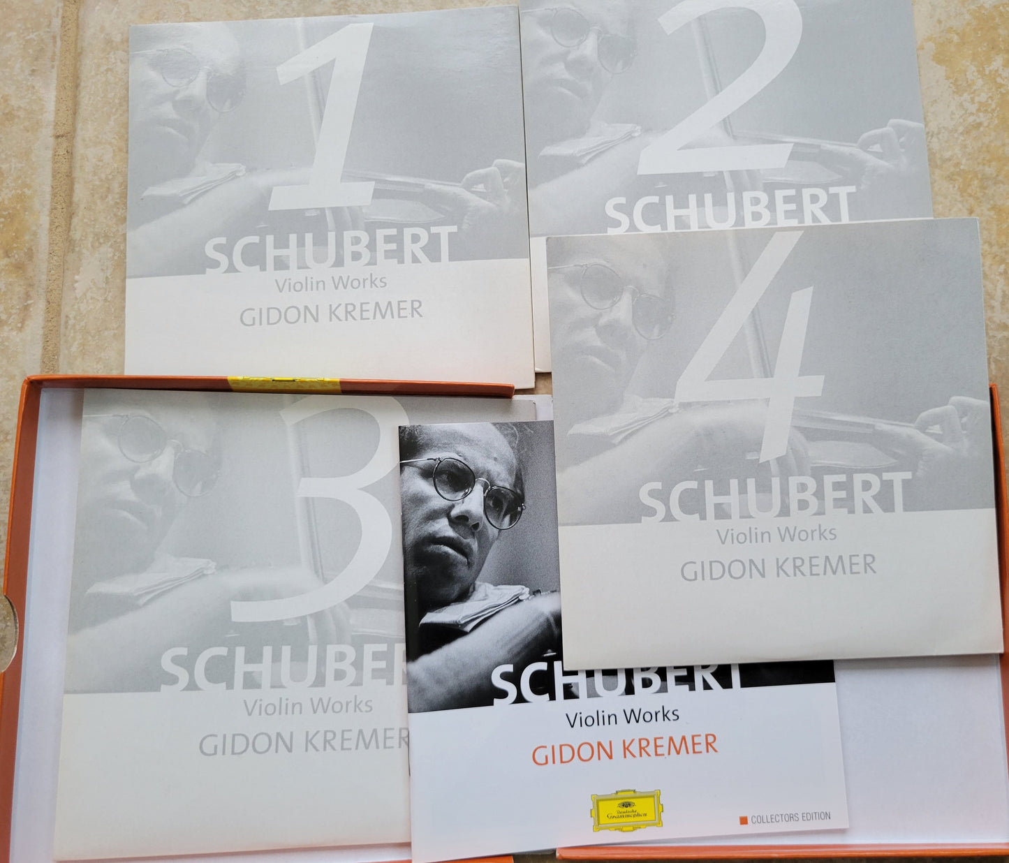 Music CD - Schubert Violin Works, 4-CD Set, Kremer , Collectors Edition, 1995