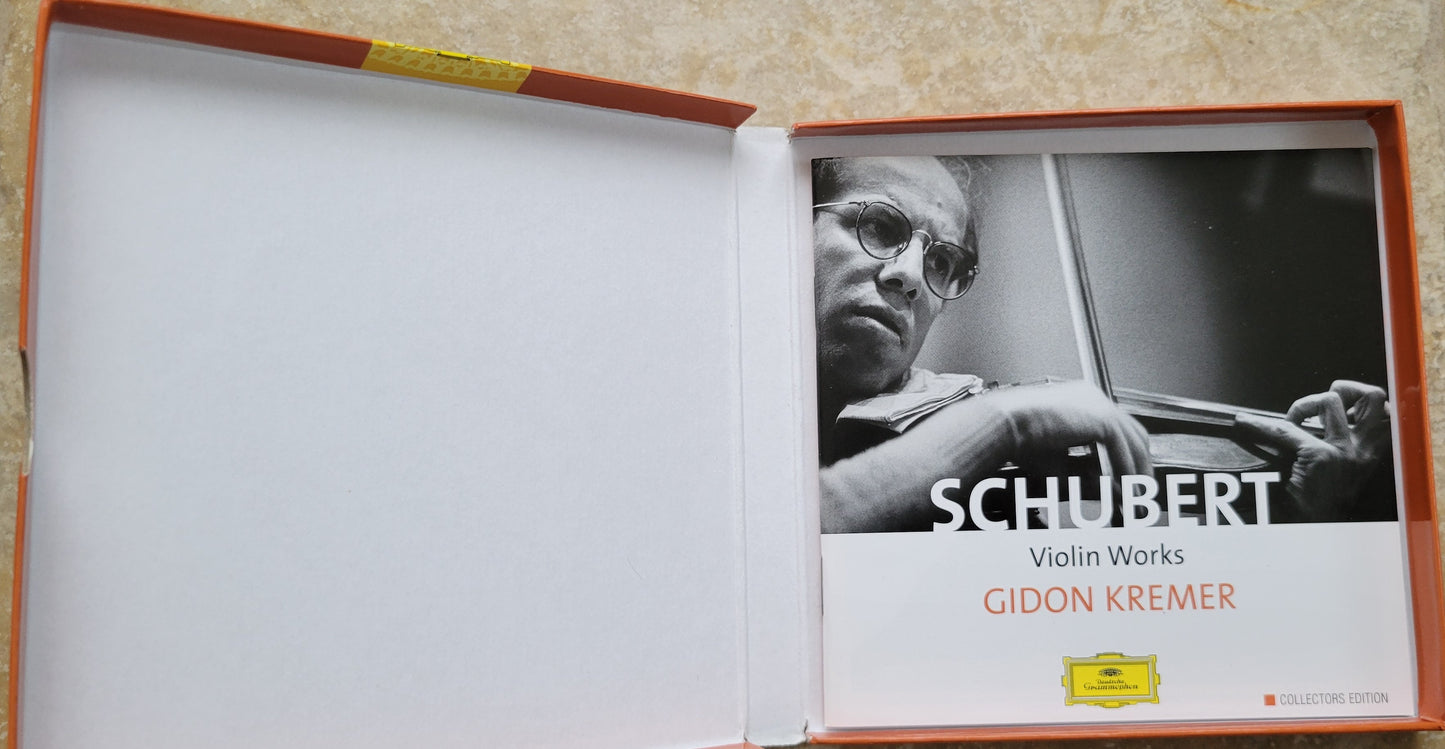 Music CD - Schubert Violin Works, 4-CD Set, Kremer , Collectors Edition, 1995