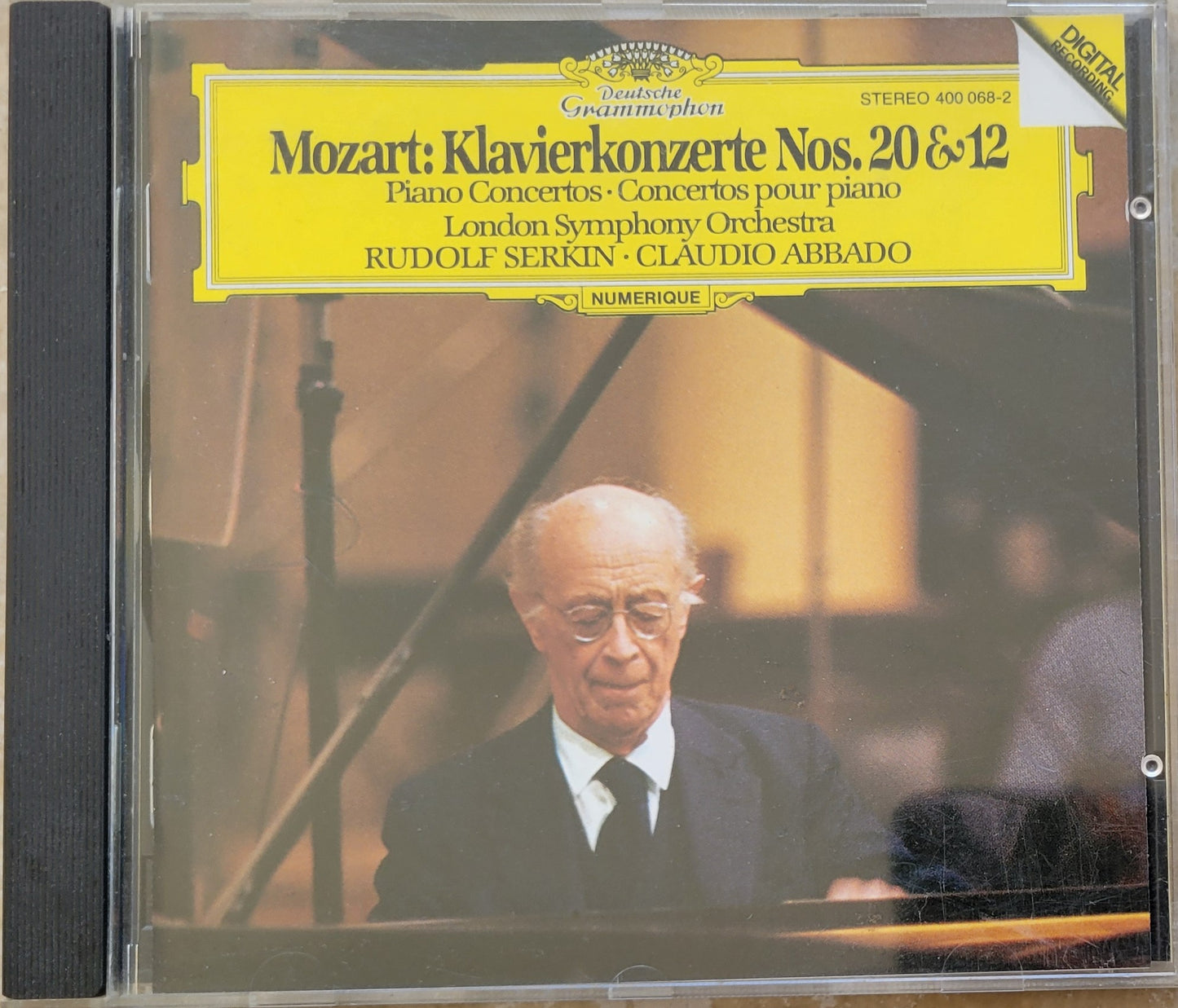 Music CD - Mozart: Piano Concerto Nos. 20 & 12, Rudolf Serkin, 1982
