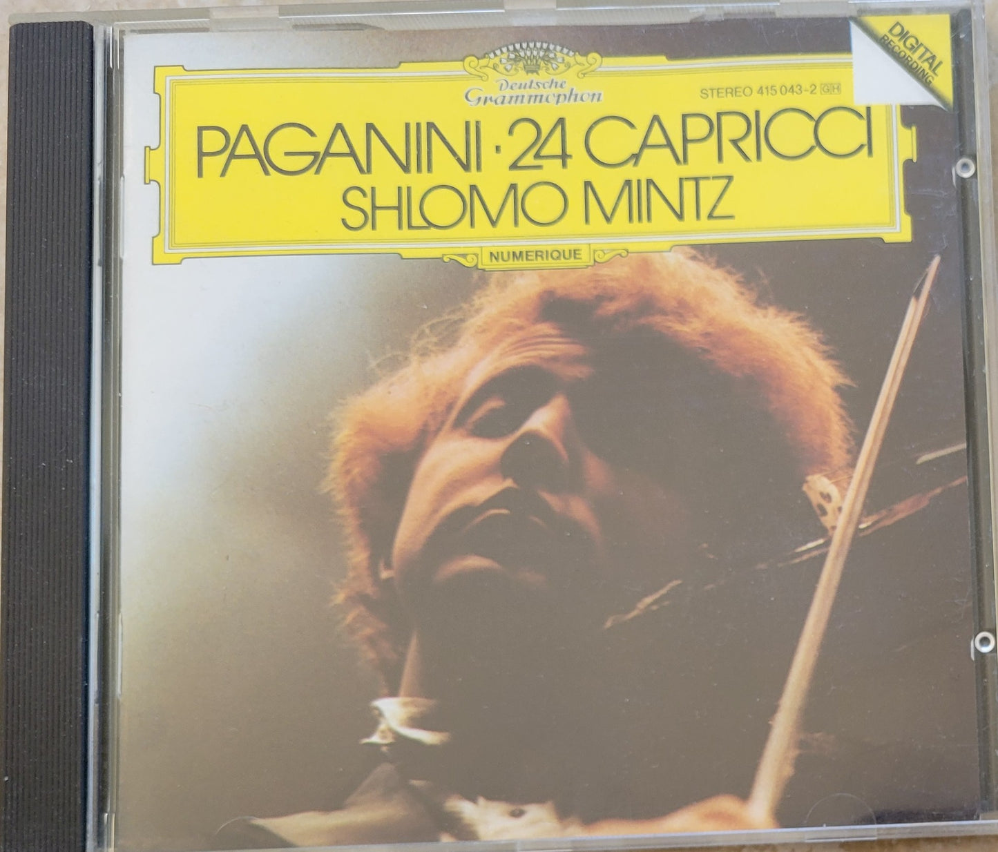 Music CD - Paganini: 24 Capricci, Shlomo Mintz, 1982