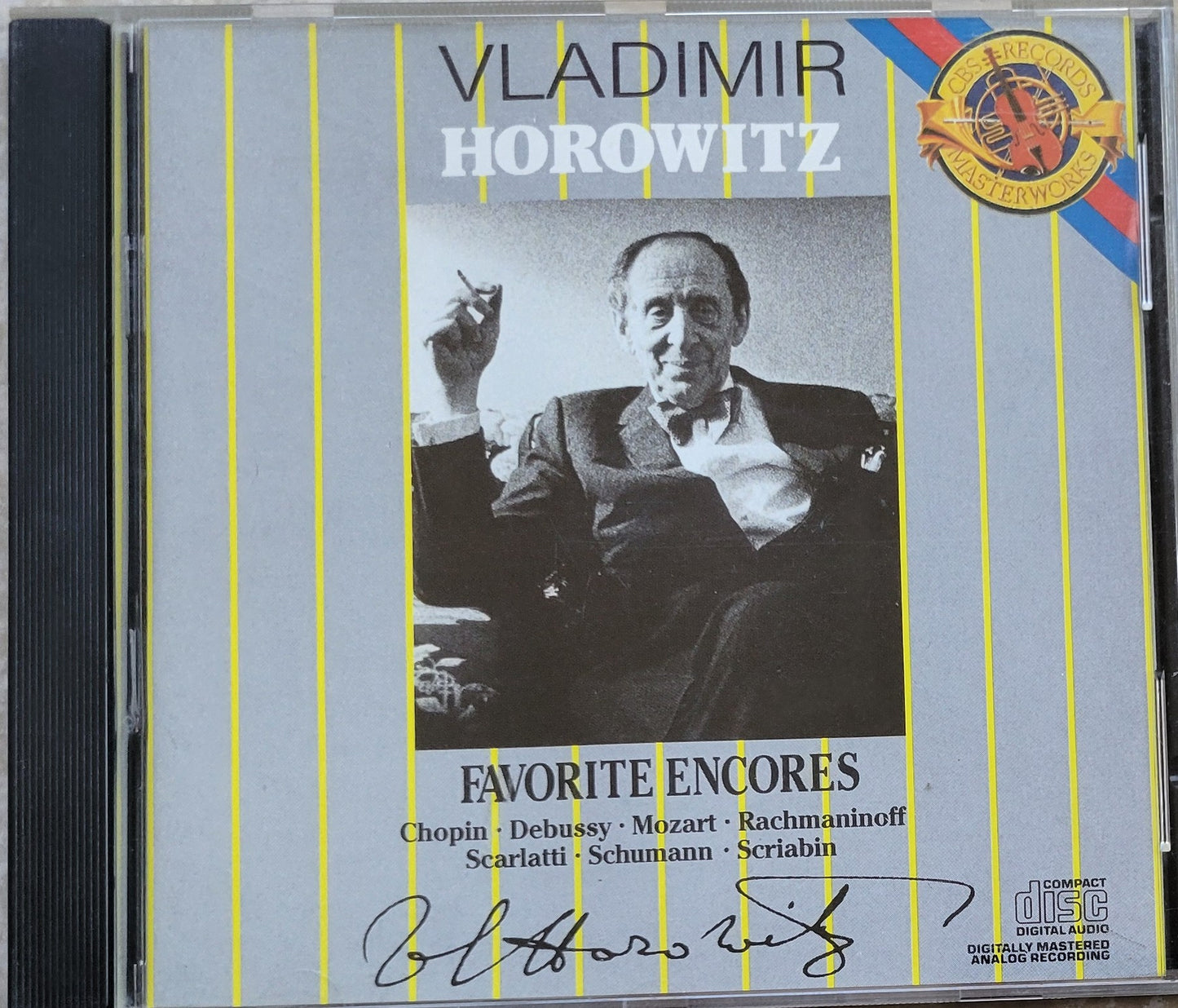 Music CD - Vladimir Horowitz Favorite Encores, 1987
