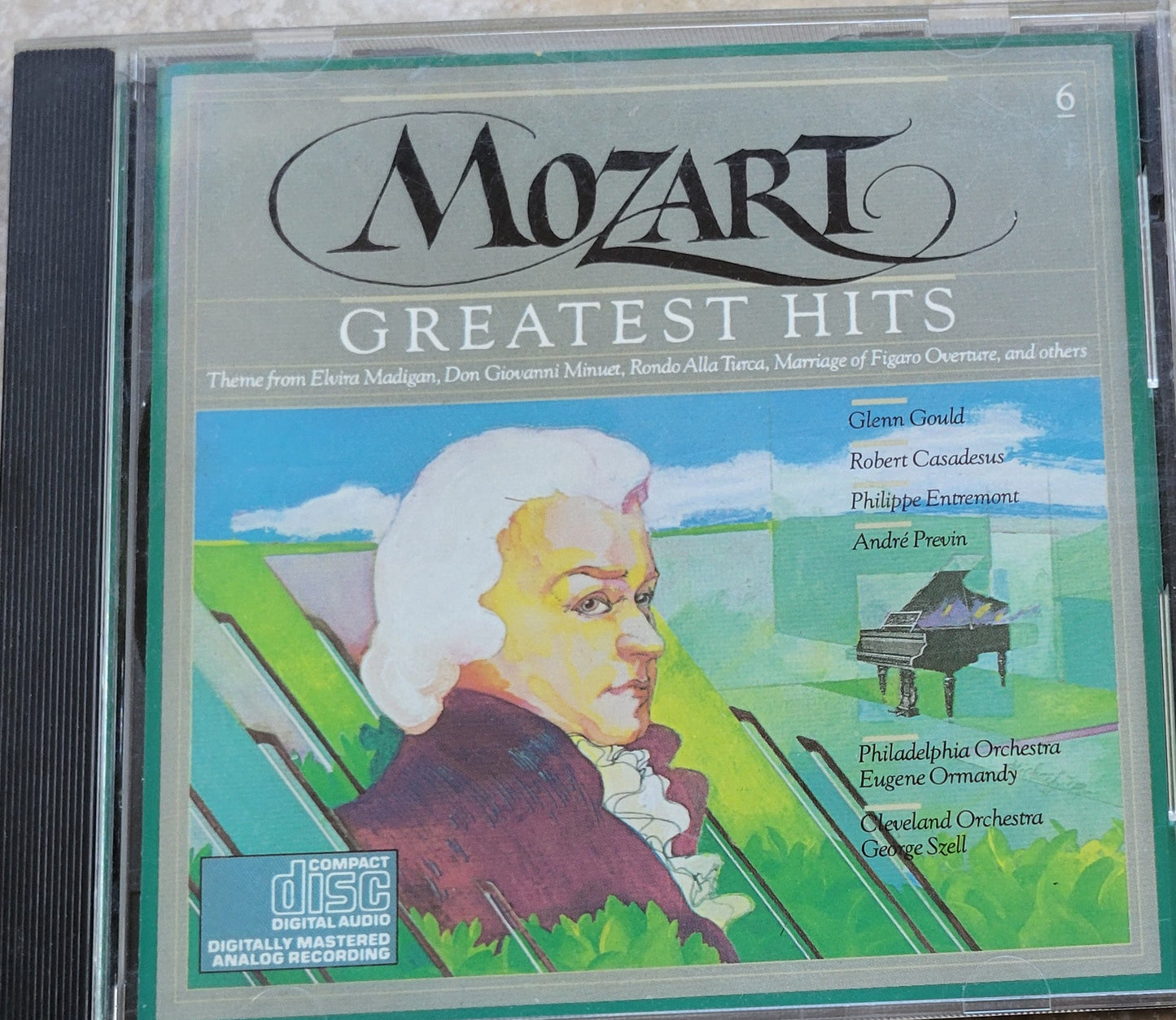 Music CD - Mozart Greatest Hits, 1984  CBS Records Masterworks