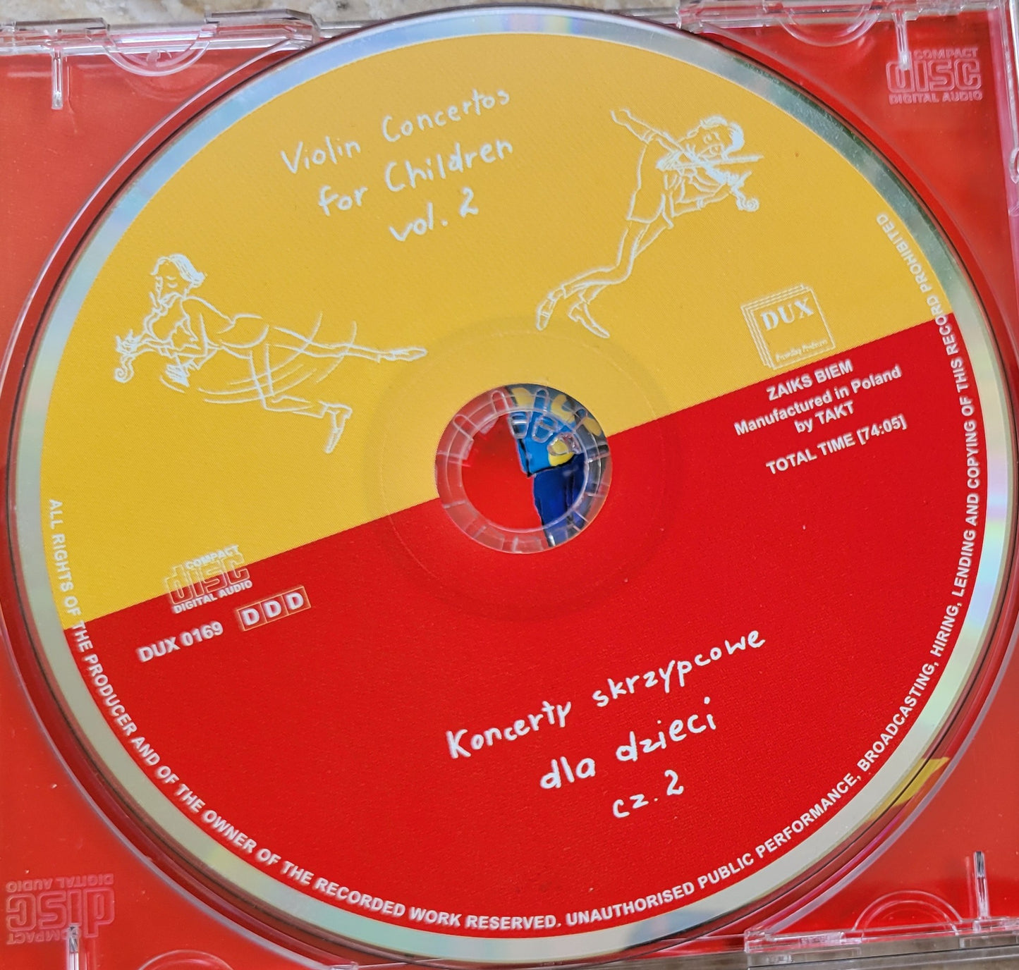 Music CD - Violin Concertos for Children Vol. 2, 2003