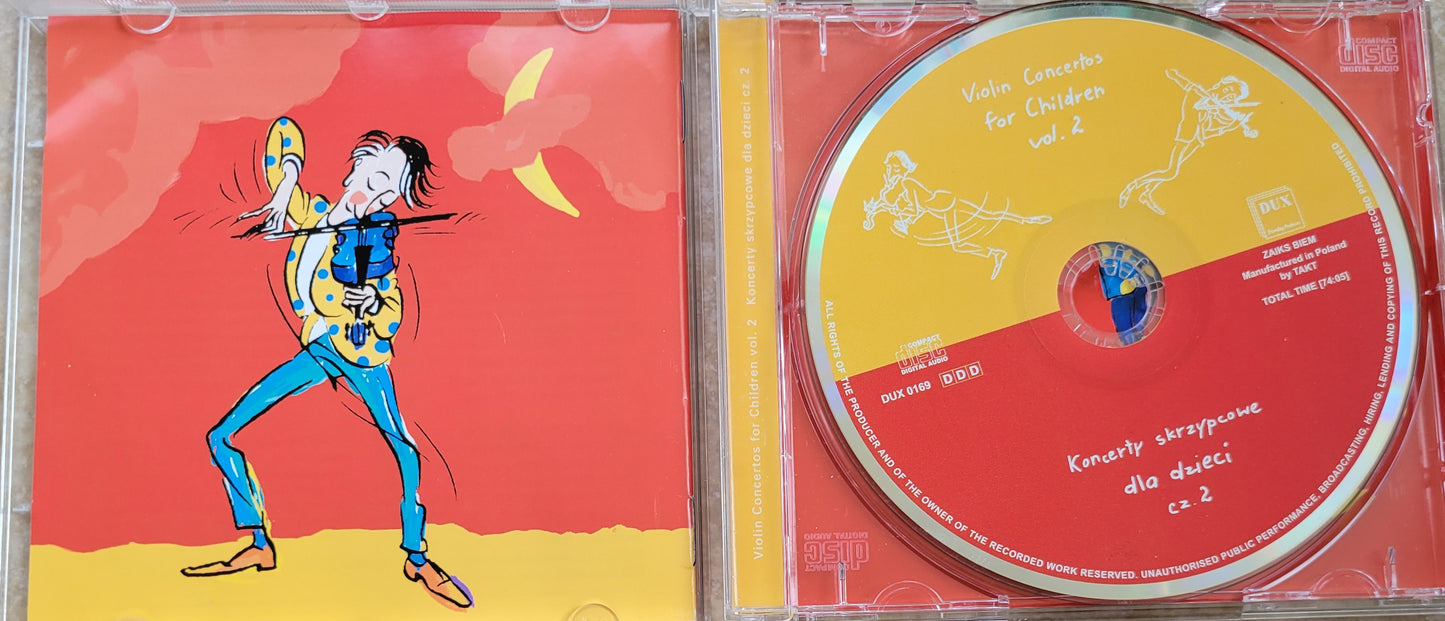 Music CD - Violin Concertos for Children Vol. 2, 2003