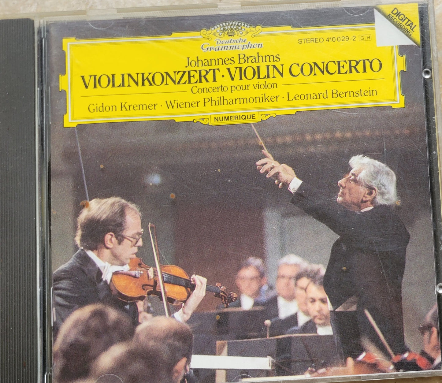 Music CD - Johannes Brahms: Violin Concerto, Gidon Kremer, 1983