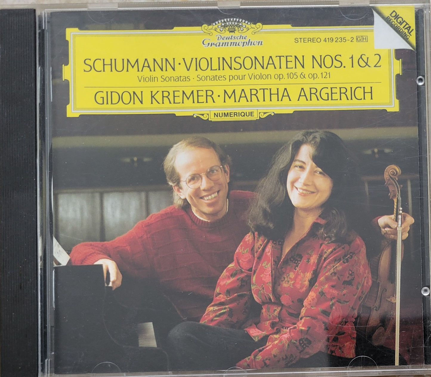 Music CD - Schumann: Violin Sonatas, Gidon Kremer, Martha Argerich, 1986